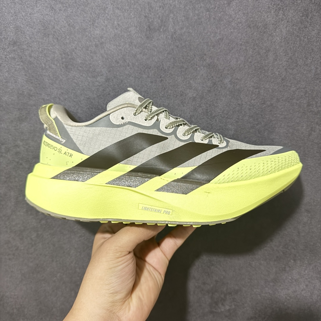 【公司级】Adidas Adizero Pro Evo SL ATR 阿迪达斯 舒适百搭防滑耐磨 低帮 休闲跑步鞋 中底配置方面搭载全掌Lightstrike Pro 鞋面采用透气网面 契合日常训练鞋的定位 外底给到了橡胶 更加防滑耐磨 货号：KI7836 尺码：36 36.5 37 38 38.5 39 40 40.5 41 42 42.5 43 44 45-选品中心