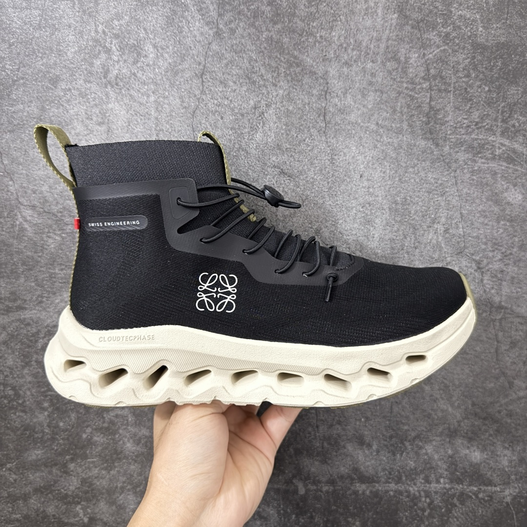【公司级】Loewe x On昂跑 Cloudtilt High 罗意威 联名轻量高帮运动休闲鞋 户外轻便低帮轻量旅游鞋 原数据开发纸版楦型采用人体工程超薄透气网织物鞋面材质搭载隐藏速度中板镂空CloudTec®科技泡棉缓震(4.cm厘米)加厚中底外置耐磨防滑橡胶底片❗黑科技“跑”出圈的时尚运动新宠。 货号：M929282X43-8649 尺码：36-46-选品中心