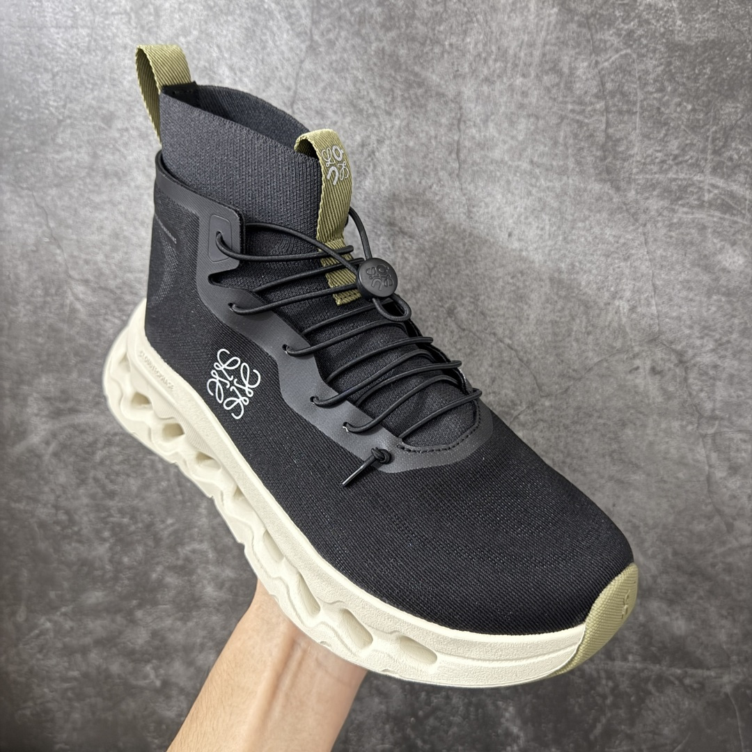 图片[3]-【公司级】Loewe x On昂跑 Cloudtilt High 罗意威 联名轻量高帮运动休闲鞋 户外轻便低帮轻量旅游鞋 原数据开发纸版楦型采用人体工程超薄透气网织物鞋面材质搭载隐藏速度中板镂空CloudTec®科技泡棉缓震(4.cm厘米)加厚中底外置耐磨防滑橡胶底片❗黑科技“跑”出圈的时尚运动新宠。 货号：M929282X43-8649 尺码：36-46-选品中心