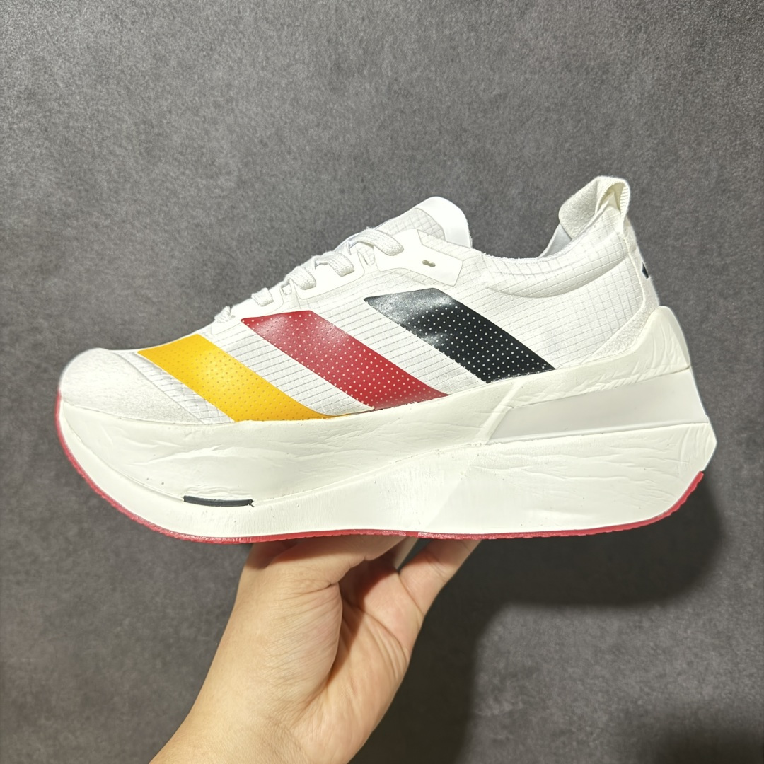 图片[2]-【公司级】Adidas Adizero Dropset Elite 阿迪达斯 舒适贴合 Hyrox 马拉松训练跑步鞋 整体采用前作的设计语言 并且对后者的细节进行升级 马拉松和长距离路跑的性能极限设计而生 货号：LA6228 尺码：36-40-选品中心