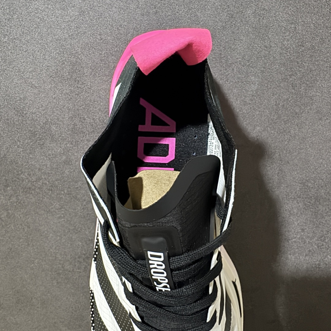 图片[6]-【公司级】Adidas Adizero Dropset Elite 阿迪达斯 舒适贴合 Hyrox 马拉松训练跑步鞋 整体采用前作的设计语言 并且对后者的细节进行升级 马拉松和长距离路跑的性能极限设计而生 货号：LA6227 尺码：36-40-选品中心
