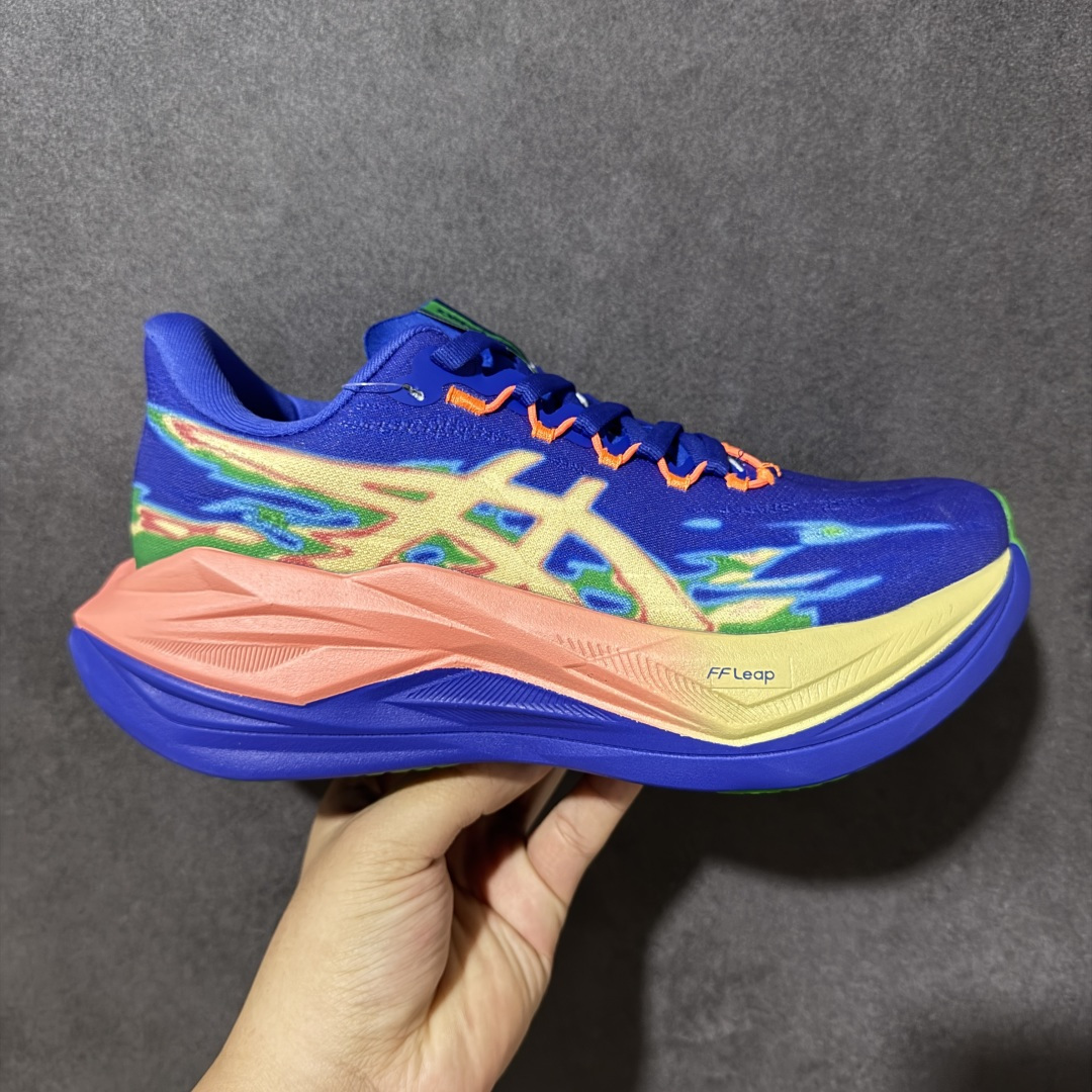 【公司级】亚瑟士ASICS SUPERBLAST 3 舒适贴合减震透气支撑回弹跑步鞋 男女同款 货号：1013A177-400 尺码：36-45-选品中心