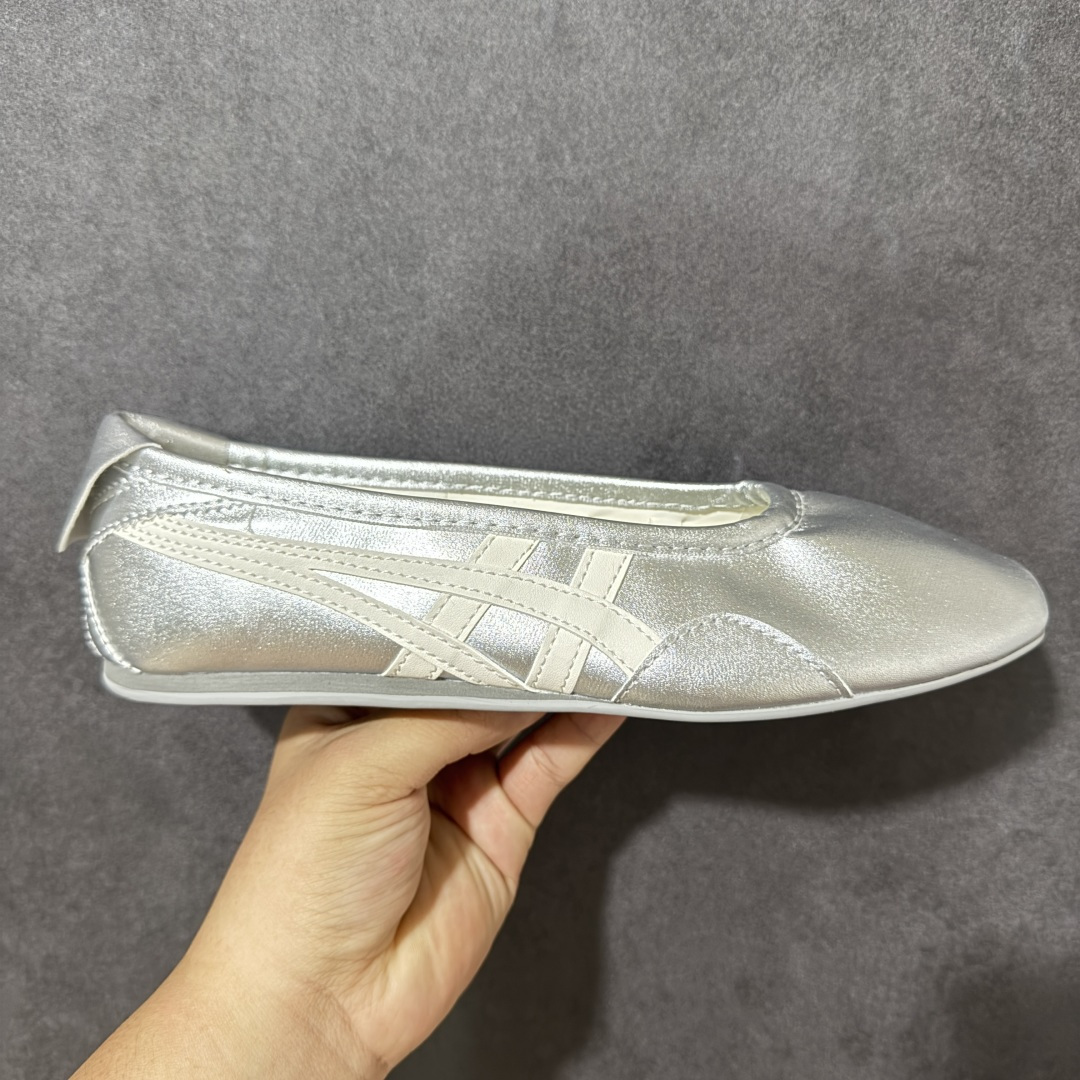 【公司级】Onitsuka Tiger鬼塚虎 GYMNARINA 夏季时尚舒适高级芭蕾风 玛丽珍鞋 女 玫瑰金 货号： 1182A754-020 尺码：36-42-选品中心