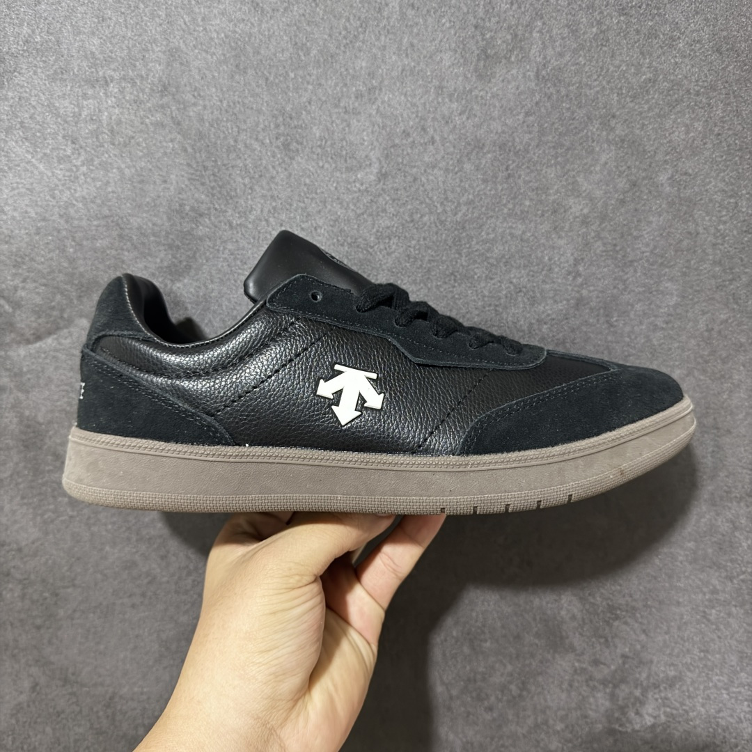 【公司级】迪桑特DESCENTE CHRON COURT SB 复古轻质 耐磨低帮 生活休闲鞋 货号：D5291LSN53 尺码：40-43-选品中心