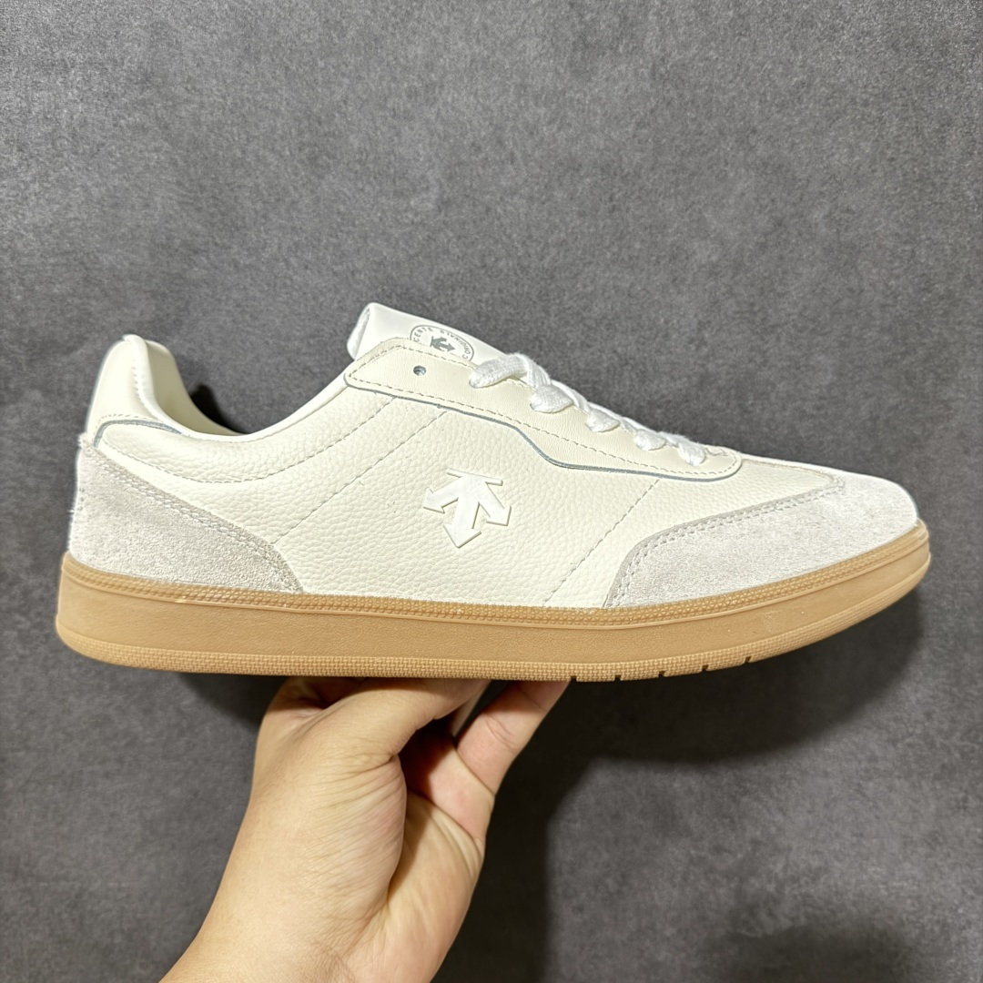 【公司级】迪桑特DESCENTE CHRON COURT SB 复古轻质 耐磨低帮 生活休闲鞋 货号：D5291LSN53 尺码：40-43-选品中心