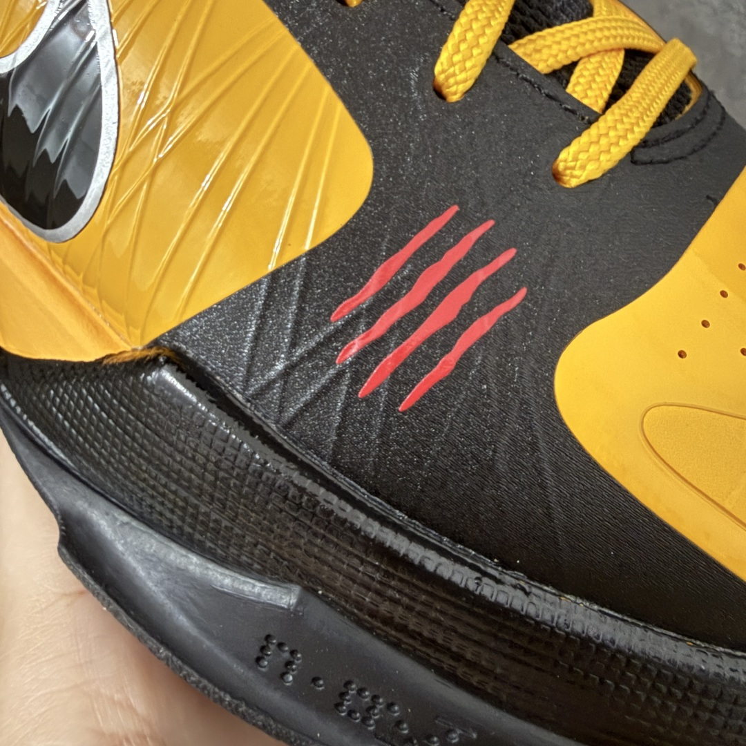 图片[4]-顶级纯原【GX绿x版本】NK Zoom Kobe V 科比5代复刻实战运动低帮文化篮球鞋 黑黄李小龙 CD4991-700 完美复刻公司 实战配置直接拉满 原楦纸板开发 鞋身流线型、后跟塑形 区分土肥圆 原厂针织鞋面一针一线匹配原版 全身鞋材卡料色独家定制 唯一万针立体刺绣SWOOSH 真实底模最大50.5 实战利器 专供海外市场 独立原厂模具 首批不拼图大几率过验 亲测已过 支持各种高强度实战 无需担心 补货周期极长 脚宽建议买大半码 科比系列前掌偏窄 支持七天无理由退换 尺码： 40 40.5 41 42 42.5 43 44 44.5 45 46 47.5 48.5 49 50.5-选品中心