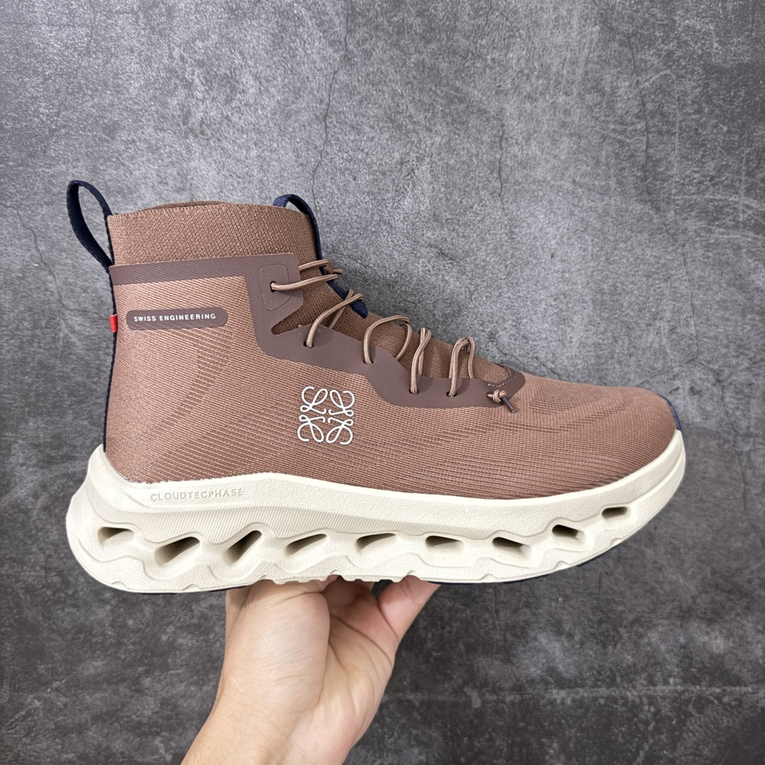 【公司级】Loewe x On昂跑 Cloudtilt High 罗意威 联名轻量高帮运动休闲鞋 户外轻便低帮轻量旅游鞋 原数据开发纸版楦型采用人体工程超薄透气网织物鞋面材质搭载隐藏速度中板镂空CloudTec®科技泡棉缓震(4.cm厘米)加厚中底外置耐磨防滑橡胶底片❗黑科技“跑”出圈的时尚运动新宠。 货号：M929282X43-8649 尺码：36-46-选品中心