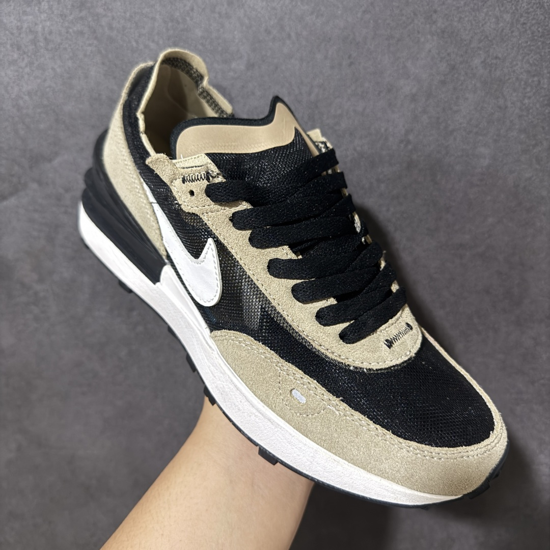 图片[3]-【公司级】Nike Waffle One Milk Hyper Crimson 耐克 华夫一代 复古休闲运动慢跑鞋 采用牛津呼吸网纱面料材质 三层组合鞋底 符合普通大众的审美日常与穿搭需求 经典橡胶华夫底 半透明网眼布 透气舒适 货号：DA7995-002 尺码：36 36.5 37.5 38 38.5 39 40 40.5 41 42 42.5 43 44 45-选品中心