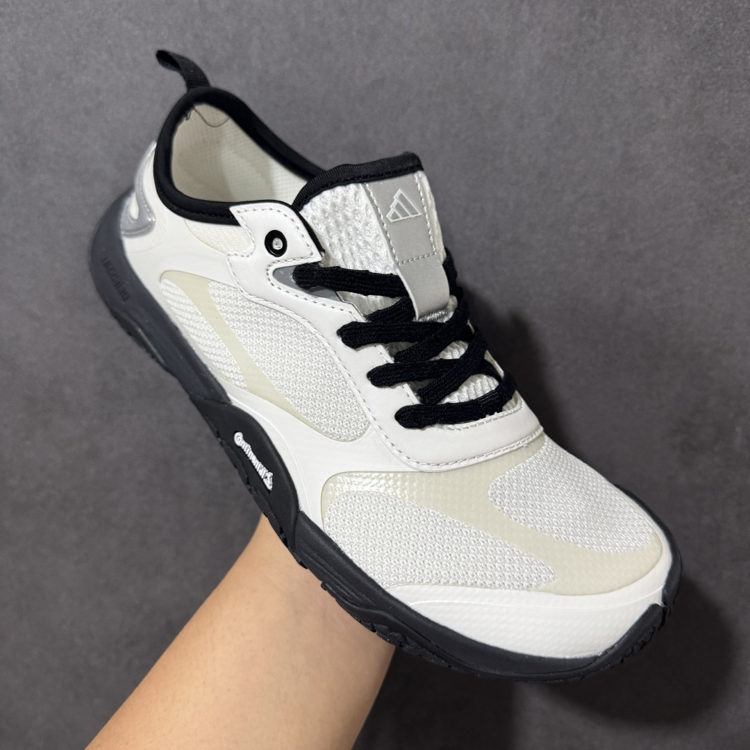 图片[3]-【公司级】adidas阿迪达斯男女FOS GROUNDFLOW机能风薄底运动鞋。 阿迪达斯GROUNDFLOW是一款主打机能薄底设计的休闲运动鞋‌，虽然外观有赤足鞋元素，但实际更偏向厚底与薄底结合的日常休闲款，适合追求潮流脚感的用户日常穿着 。‌‌脚感设计‌：采用宽楦设计以增加稳定性，但中足收窄较明显，对足弓支撑有一定要求 。‌‌日常休闲更合适‌：适合城市通勤、日常休闲穿搭，不建议用于长距离跑步或高强度运动训练。 货号： KH7973 尺码： 36 36⅔ 37⅓ 38 38⅔ 39⅓ 40 40⅔ 41⅓ 42 42⅔ 43⅓ 44 45-选品中心