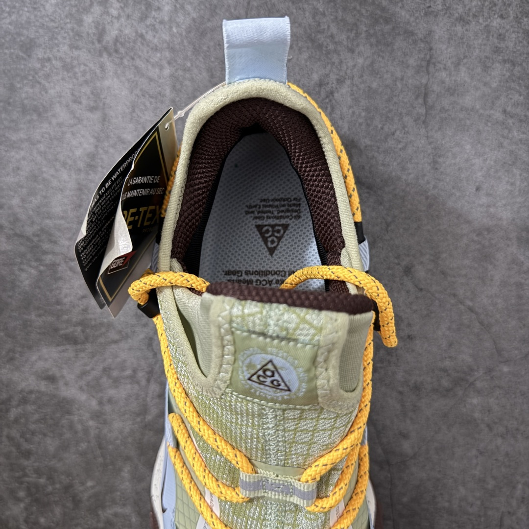 图片[8]-【纯原版】NK ACG Mountain Fly Low GTX SE 复古潮流户外登山鞋防水慢跑鞋 IV2864-320 全新来袭 该款沿袭前代高帮版型的设计传统 轻盈鞋面结合灵巧的脚踝包裹设计 为双足打造出一体化的舒适脚感 助力轻松畅行 中底融入柔软的React泡棉与Vaporfiy 科技 让你在岩石小径徒步时也像行走在都市般轻松舒适 粘性橡胶大底铸就了攀岩级别的出众抓地力 助你从容面对各种环境挑战 尺码：36 36.5 37.5 38 38.5 39 40 40.5 41 42 42.5 43 44 44.5 45 46-选品中心