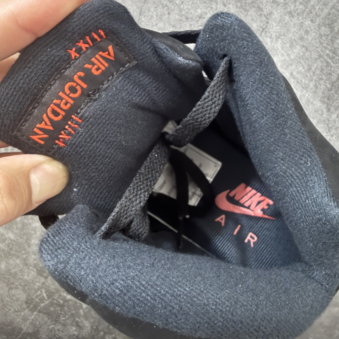 图片[7]-【纯原外贸版】Air Jordan 5 Retro OG AJ5 乔5万圣节 货号：HQ7978-001 #整鞋以黑色为主鞋面，中底火焰纹路；侧身23logo，后跟标识，鞋舌飞人标均辅荧光，全鞋身多处夜光细节 尺码：40 40.5 41 42 42.5 43 44 44.5 45 46 47.5-选品中心