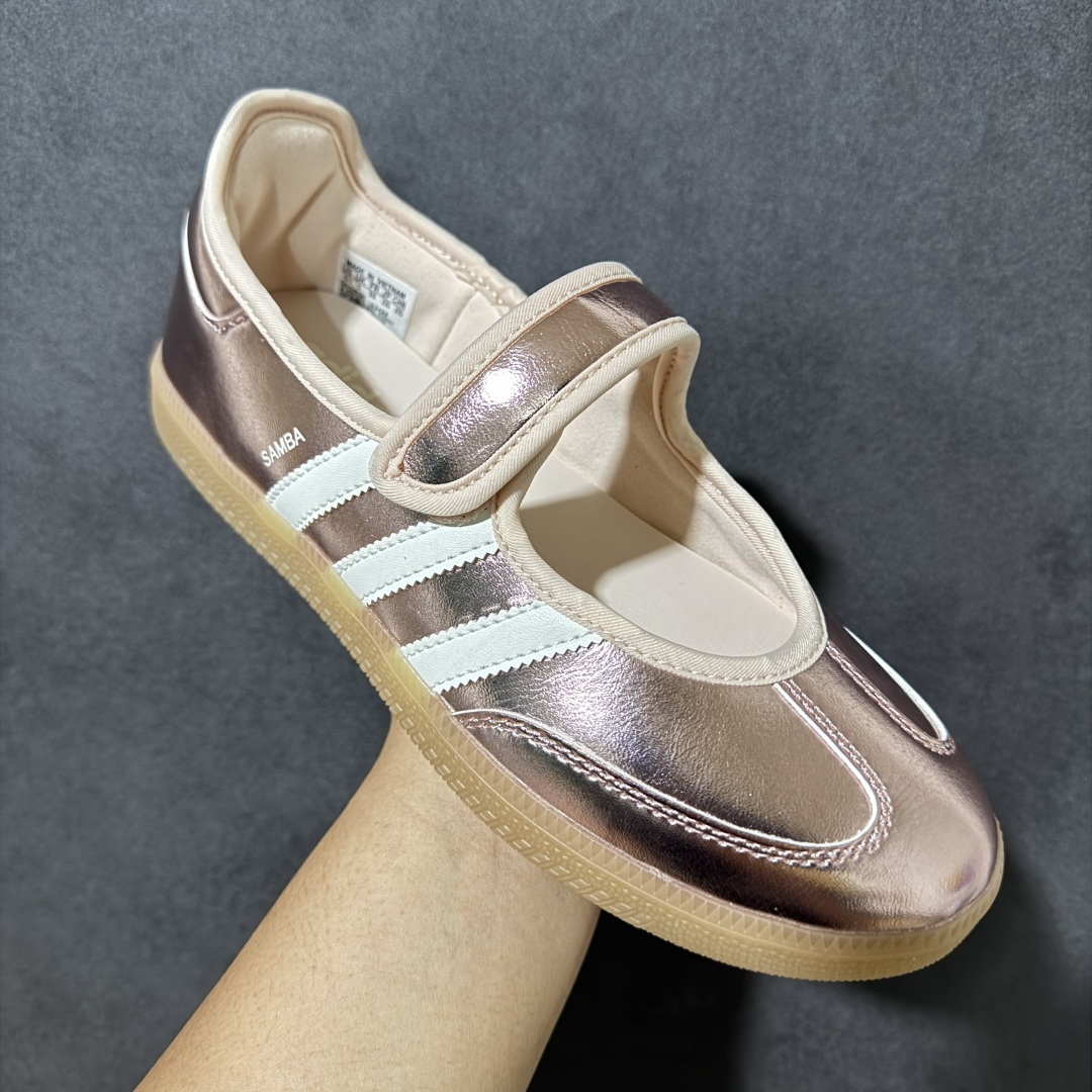 图片[3]-【神版】Adidas 阿迪达斯 Samba Jane 玛丽珍鞋 三叶草学院风复古休闲板鞋 德训鞋 橡胶底柔软皮革经典运动鞋板鞋 货号：HQ7708 尺码：35.5 36 36.5 37 38 38.5 39 40 40.5 41 42-选品中心