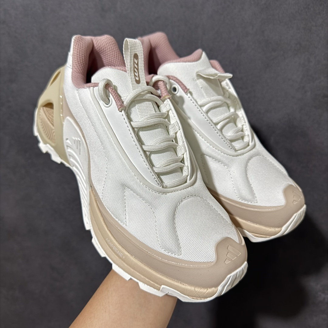 图片[4]-【公司级】阿迪达斯 Adidas Ozweego Adiprene 水管复古老爹鞋厚底增高老爹爹百搭慢跑鞋 鞋面透气织物与出众皮革相互拼接，营造丰富层次，中底 adiPRENE+ 则提供穿着过程中的优良支撑，进一步提升舒适度,特别之处在于后跟半透明导管加持，个性又独特！最后辅以醒目色调营造强烈视觉反差，不凡的吸睛效果让人过目难忘 。 男鞋：40-45带半码 女鞋：36-40带半码-选品中心
