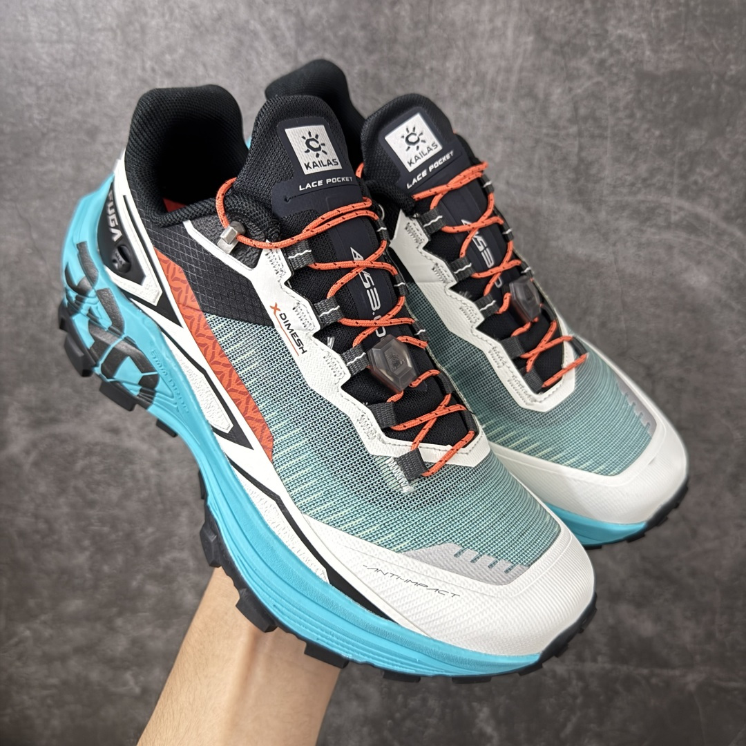 【BD纯原】凯乐石Kailas Fuga EX330 大坡王竞技系列低帮登山户外休闲运动慢跑鞋系带款 全新版本 正确细节 区别市场错版 细节见分晓 注意正确私模大底(鞋头无字 鞋底带锯齿) 正确版本网面 正确鞋垫 原盒配置 升级原楦原纸版开发版型,采用XDiMESH多维网面面料材质,搭载减震科技恢复性高密EVA中底,防滑耐磨RB橡胶外底❗️ 货号:KS2533255 尺码:36-45 带半码-选品中心