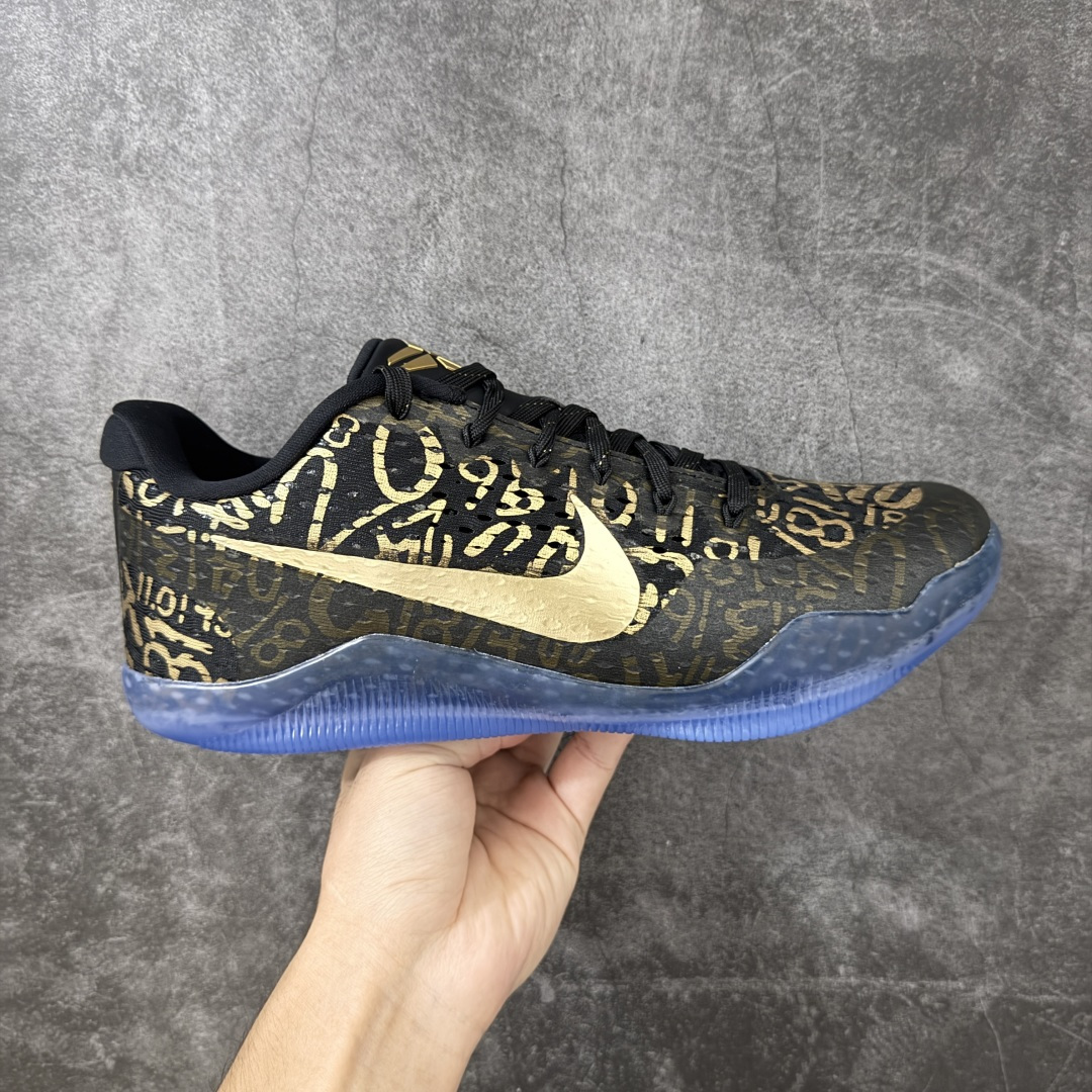 【S2纯原】NK Zoom Kobe 11 科比十一代 黑金 IU4902-900 React 科技鞋垫加持 实战配置直接拉满 原楦纸板开发 鞋身流线型、后跟塑形 区分土肥圆 原厂针织鞋面一针一线匹配原版 全身鞋材卡料色独家定制 唯一万针立体刺绣SWOOSH 真实底模最大48.5 实战利器 专供海外市场 尺码：40 40.5 41 42 42.5 43 44 44.5 45 46 47.5 48.5 （脚宽、脚胖 建议买大半码）-选品中心