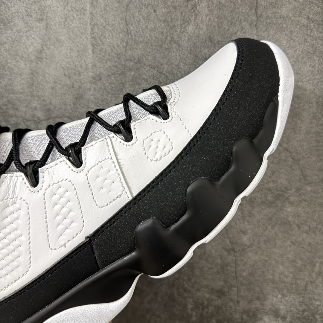 图片[6]-【XP纯原】Air Jordan AJ9 Retro OG 白黑 IX6179-100 高端零售特供批次 产品品控稳定性领先行业 各方面均可对飙L版 良心定价不杀猪 SZ原厂全套原楦原纸板冲刀磨具开发 原厂皮料加持 原厂港宝加持定型后跟R度完美 同源原厂电绣 飞翼针数密度立体效果一致 百分百一致原鞋 原厂拉帮工艺 针距密度一致 后跟弧度收口自然不对折 极致一眼正品既视感 进口玻璃冲刀皮料裁剪零毛边 全鞋电脑针车工艺 品控清洁度最高QC检验标准 免检产品 原厂订购鞋盒、鞋标、防尘纸、鞋撑、鞋带 追求极致的原厂味道 尺码：40 40.5 41 42 42.5 43 44 44.5 45 46 47.5-选品中心