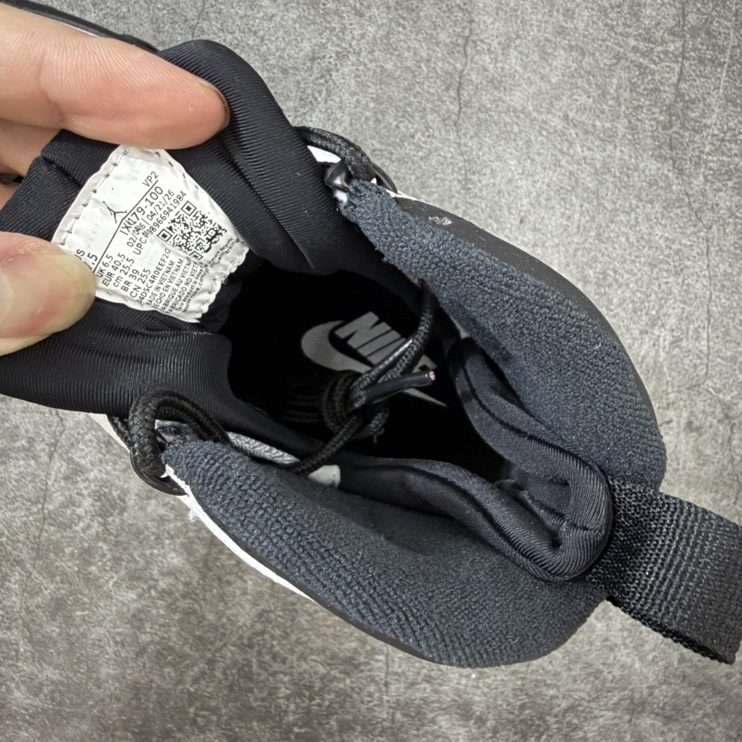 图片[7]-【XP纯原】Air Jordan AJ9 Retro OG 白黑 IX6179-100 高端零售特供批次 产品品控稳定性领先行业 各方面均可对飙L版 良心定价不杀猪 SZ原厂全套原楦原纸板冲刀磨具开发 原厂皮料加持 原厂港宝加持定型后跟R度完美 同源原厂电绣 飞翼针数密度立体效果一致 百分百一致原鞋 原厂拉帮工艺 针距密度一致 后跟弧度收口自然不对折 极致一眼正品既视感 进口玻璃冲刀皮料裁剪零毛边 全鞋电脑针车工艺 品控清洁度最高QC检验标准 免检产品 原厂订购鞋盒、鞋标、防尘纸、鞋撑、鞋带 追求极致的原厂味道 尺码：40 40.5 41 42 42.5 43 44 44.5 45 46 47.5-选品中心