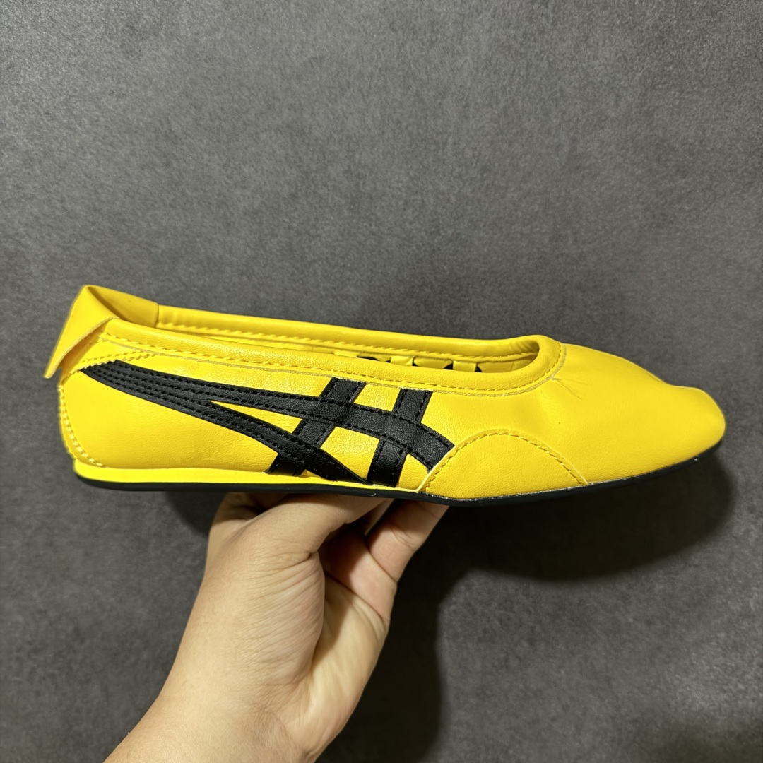 【公司级】Onitsuka Tiger Gymnarina 鬼塚虎时尚高级芭蕾风玛丽珍鞋 1182A704-012 尺码:36 37 37.5 38 39 39.5 41.5 42-选品中心