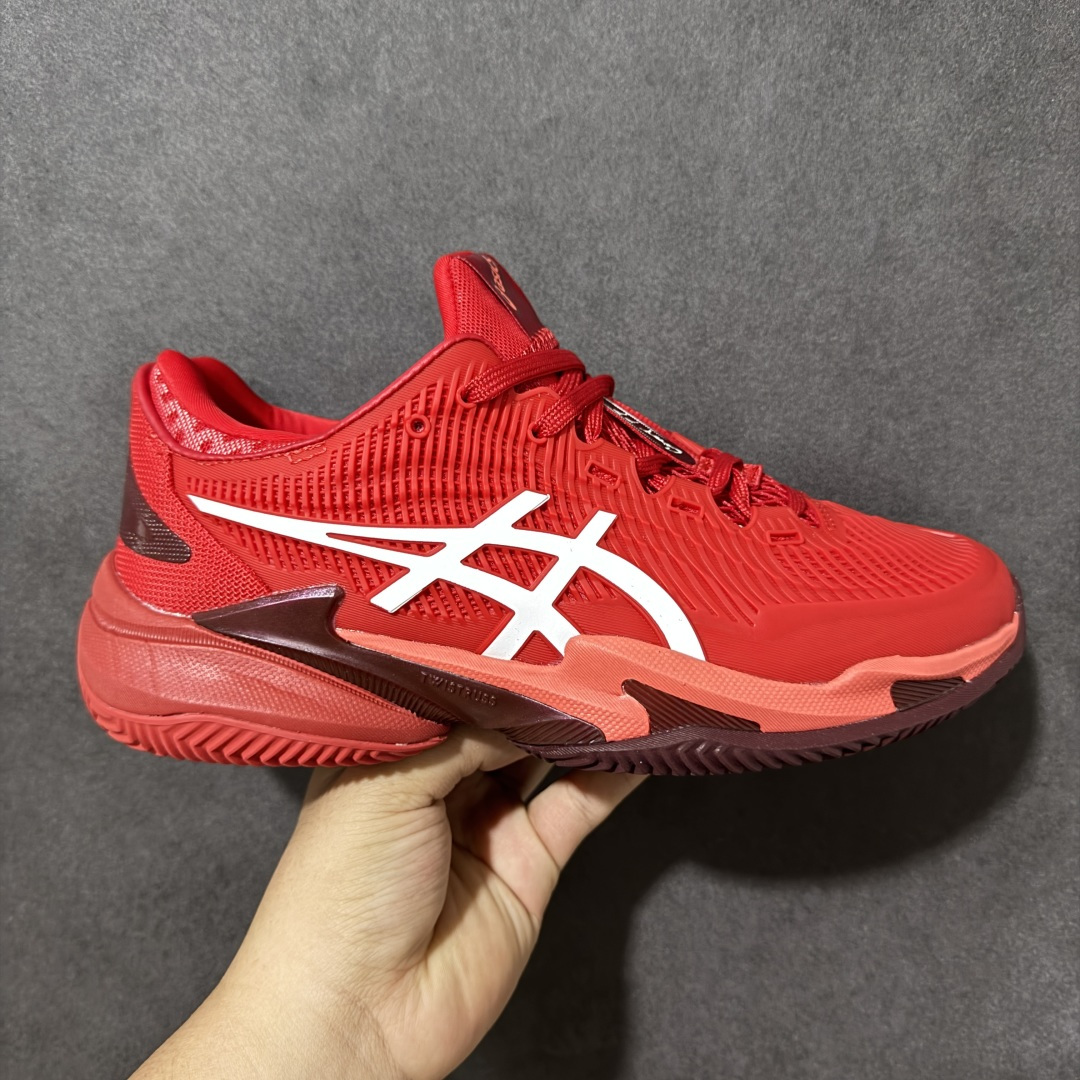 【公司级】Asics Court FF 3 Novak 亚瑟士复古透气缓震休闲跑步鞋 货号: 1041A362-962 尺码:36 37 37.5 38 39 39.5 40 40.5 41.5 42 42.5 43.5 44 45 46 47-选品中心
