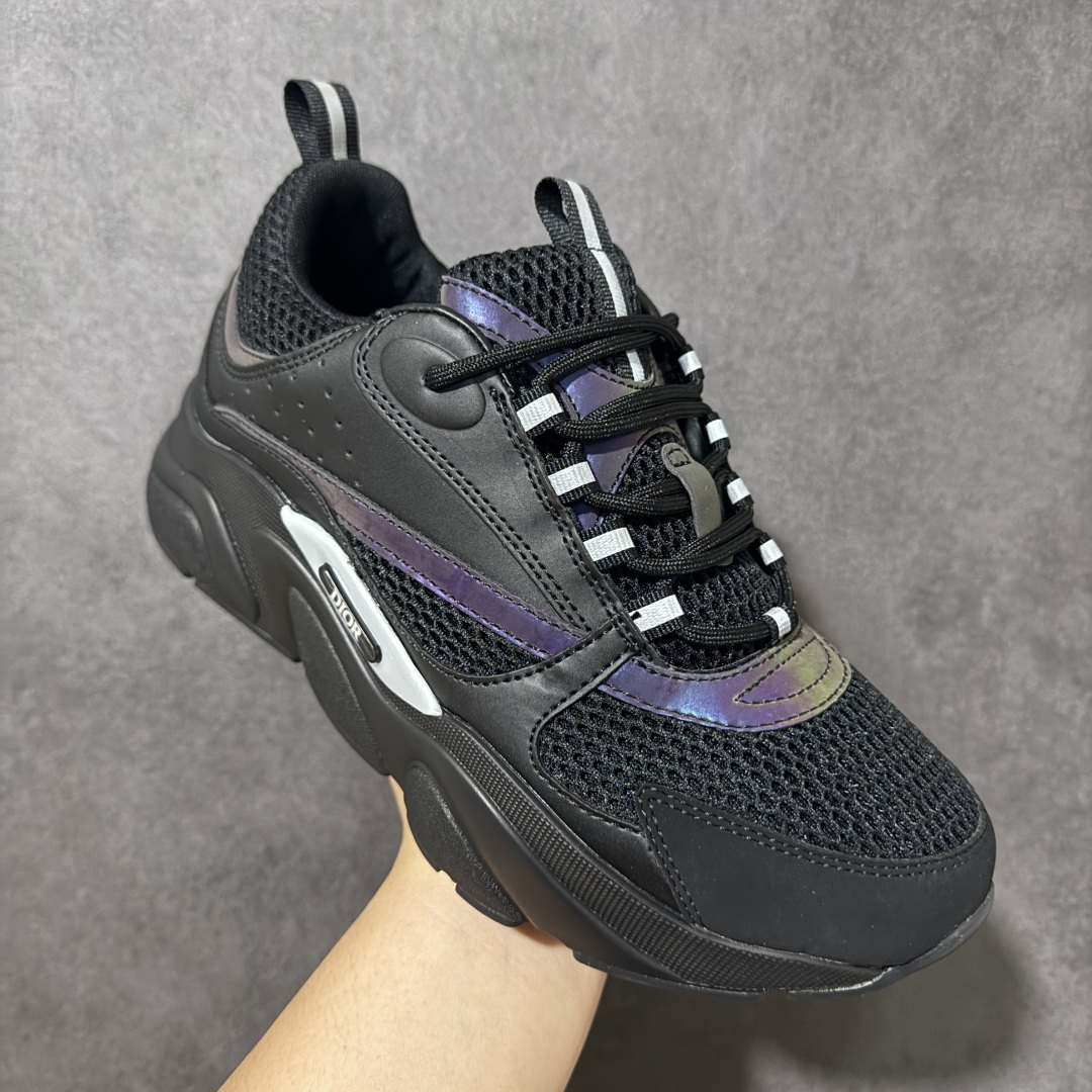 图片[3]-【公司级】法国高奢时装品牌-迪奥Dior Homme B22 Trainer Sneaker系列复古厚底老爹风休闲运动慢跑鞋 货号：3SN231ZNG 尺码：36-46-选品中心