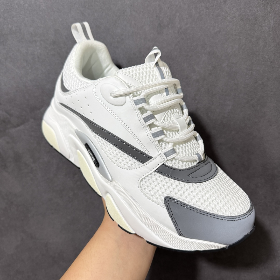 图片[3]-【公司级】法国高奢时装品牌-迪奥Dior Homme B22 Trainer Sneaker系列复古厚底老爹风休闲运动慢跑鞋 尺码：36-46-选品中心