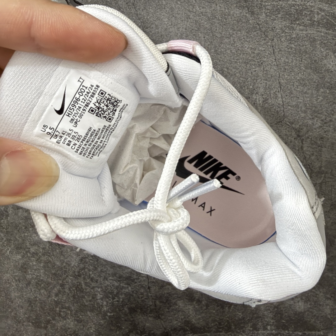 图片[10]-【顶级芯片版】Nike Air Max 95 黑灰粉 货号：HJ5996-001 顶级版 开发数月 原版开发 多道QC质检 鞋型完美复刻 原厂级别工艺 正确色卡 正确气垫蓝光 正确大底 独家私模 采用进口头层牛皮拼接 定位高端市场 行业标杆工艺 尺码：40 40.5 41 42 42.5 43 44 44.5 45 46-选品中心