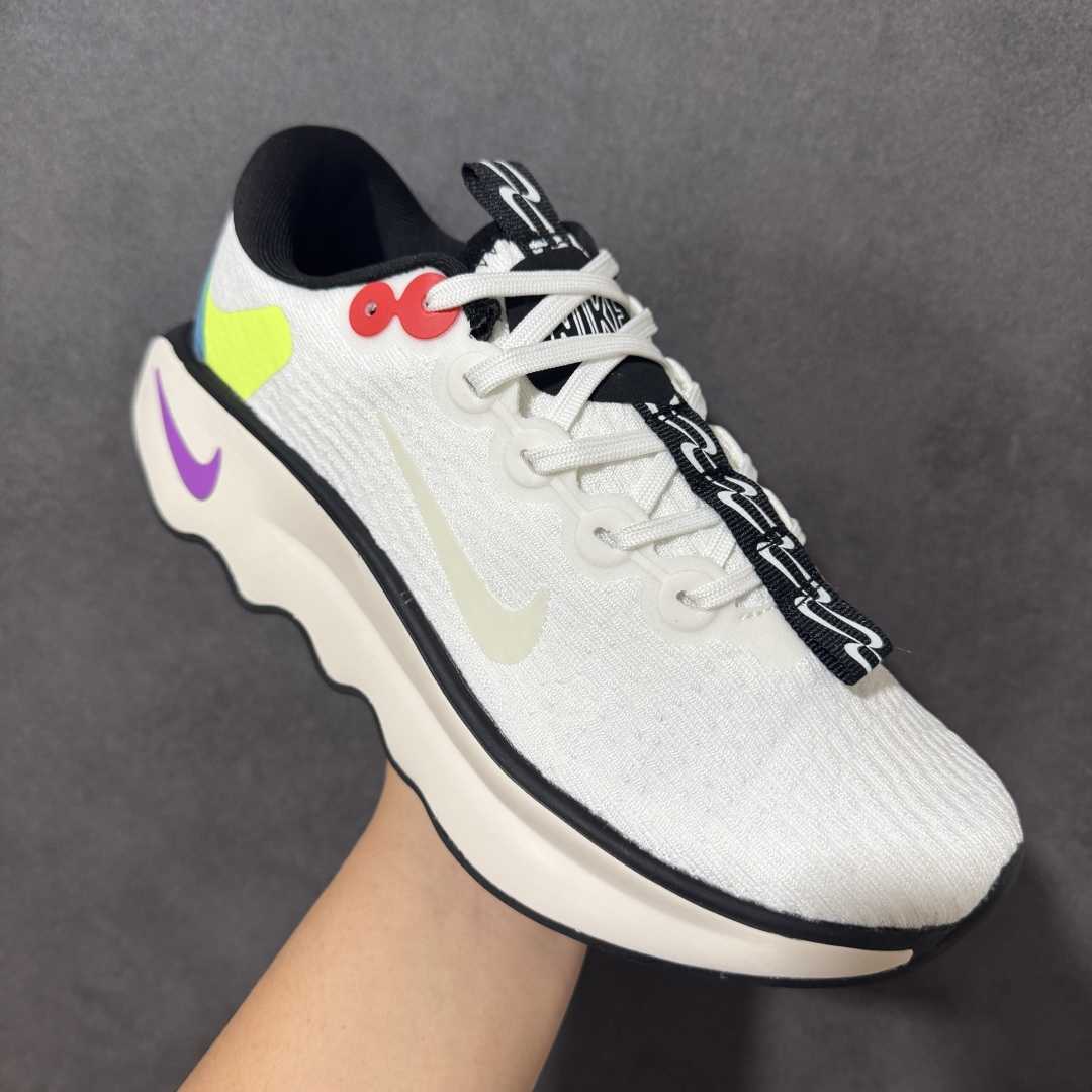 图片[3]-【公司级】Nike Motiva 耐克夏季透气缓震波浪跑鞋 FJ1058-100  #鞋底采用夸张的弯曲几何设计，塑造弧形摇杆造型，助力轻松向前。顺畅迈步体验上脚即知，令你乐在其中。  #中底采用Cushlon3.0泡绵提供缓震，有助应对路面冲击力;外底搭载创新ComfortGroove凸起纹路设计，提供柔软舒适脚感。  尺码：36 36.5 37.5 38 38.5 39 40 40.5 41 42 42.5 43 44 44.5 45-选品中心
