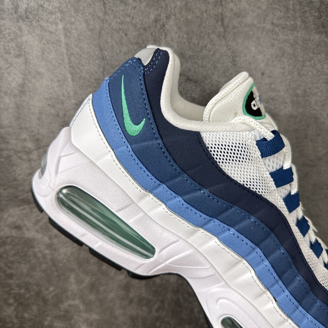 图片[7]-【KZ2.0版本】Nike Air Max 95 白蓝 货号：IH7855-100 外贸顶级专供 区别先行版 全部配色原鞋原尺码开发生产 极致还原 全部原厂材料一比一打造 一眼ZP既视感 欢迎对比市场版本 尺码：40 40.5 41 42 42.5 43 44 44.5 45 46 46.5 47.5 48 48.5-选品中心