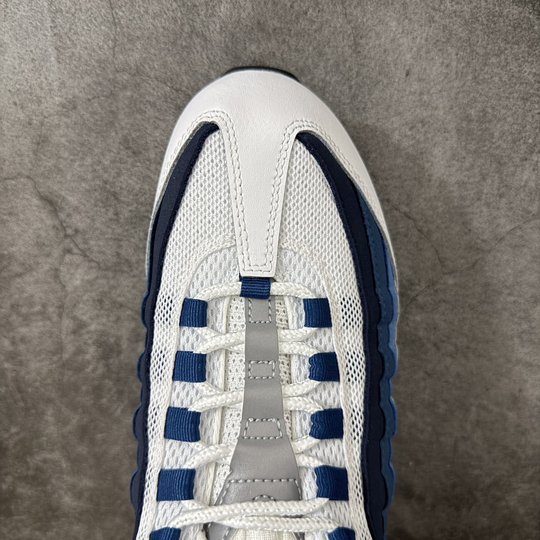 图片[5]-【KZ2.0版本】Nike Air Max 95 白蓝 货号：IH7855-100 外贸顶级专供 区别先行版 全部配色原鞋原尺码开发生产 极致还原 全部原厂材料一比一打造 一眼ZP既视感 欢迎对比市场版本 尺码：40 40.5 41 42 42.5 43 44 44.5 45 46 46.5 47.5 48 48.5-选品中心