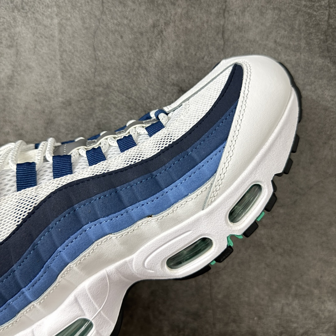 图片[6]-【KZ2.0版本】Nike Air Max 95 白蓝 货号：IH7855-100 外贸顶级专供 区别先行版 全部配色原鞋原尺码开发生产 极致还原 全部原厂材料一比一打造 一眼ZP既视感 欢迎对比市场版本 尺码：40 40.5 41 42 42.5 43 44 44.5 45 46 46.5 47.5 48 48.5-选品中心