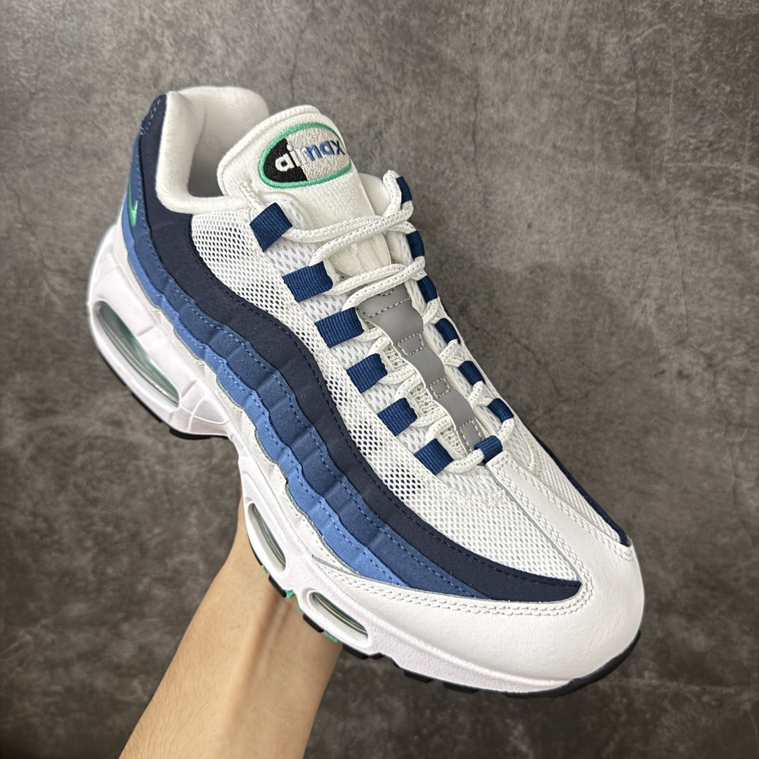 图片[3]-【KZ2.0版本】Nike Air Max 95 白蓝 货号：IH7855-100 外贸顶级专供 区别先行版 全部配色原鞋原尺码开发生产 极致还原 全部原厂材料一比一打造 一眼ZP既视感 欢迎对比市场版本 尺码：40 40.5 41 42 42.5 43 44 44.5 45 46 46.5 47.5 48 48.5-选品中心