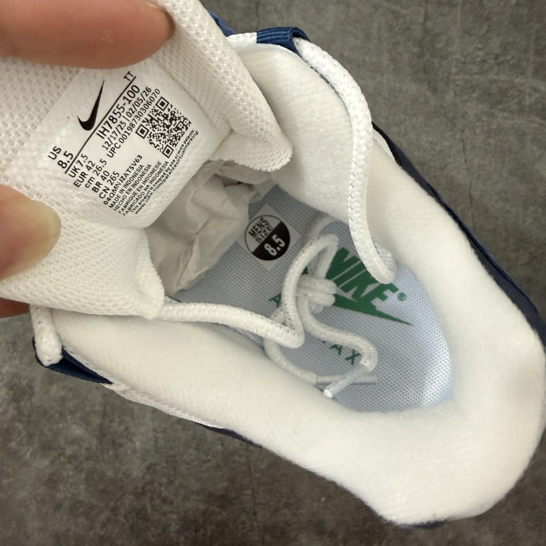 图片[7]-【KZ2.0版本】Nike Air Max 95 白蓝 货号：IH7855-100 外贸顶级专供 区别先行版 全部配色原鞋原尺码开发生产 极致还原 全部原厂材料一比一打造 一眼ZP既视感 欢迎对比市场版本 尺码：40 40.5 41 42 42.5 43 44 44.5 45 46 46.5 47.5 48 48.5-选品中心