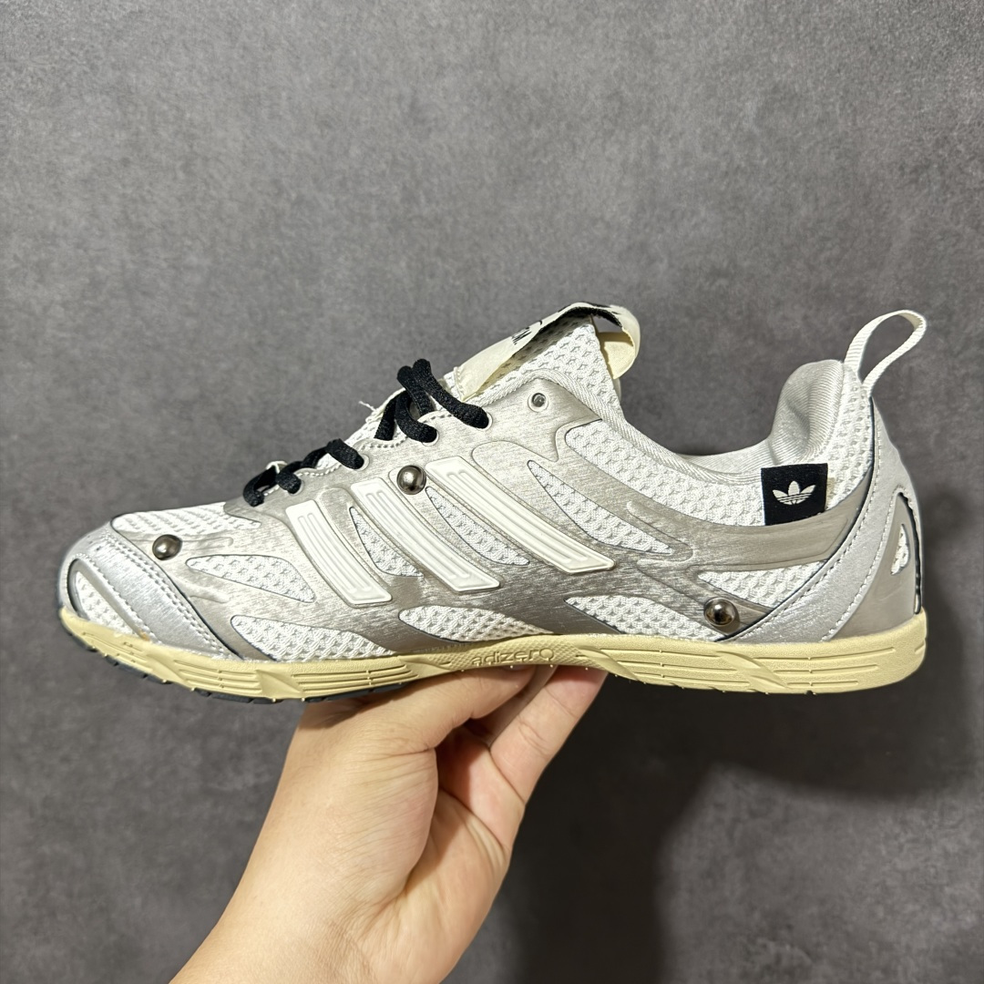 图片[2]-【公司级】阿迪达斯 （adidas） SONG FOR THE MUTE X ADIDAS ORIGINALS ADIZERO PR SFTM-006 舒适百搭透气跑步鞋 Adizero PR SFTM 是adidas Originals与设计师品牌Song for the Mute（SFTM）联名推出的鞋款，设计灵感源自经典Adizero竞速鞋，融入街头潮流元素，包含铆钉装饰、做旧工艺等细节，主打轻量舒适与复古美学#sftm联名阿迪达斯 货号： HP3521 尺码：36 36⅔ 37⅓ 38 38⅔ 39⅓ 40 40⅔ 41⅓ 42 42⅔ 43⅓ 44 45-选品中心