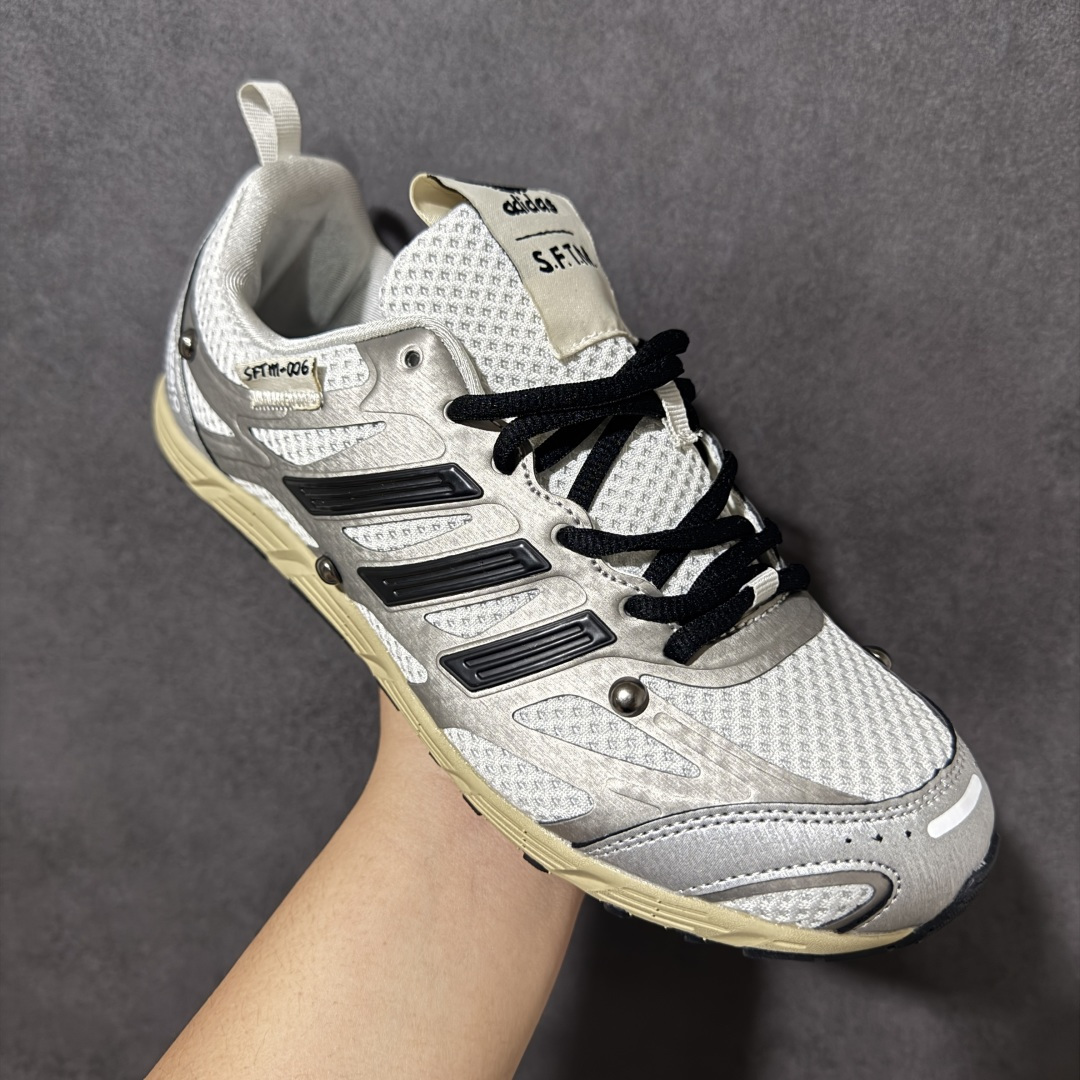 图片[3]-【公司级】阿迪达斯 （adidas） SONG FOR THE MUTE X ADIDAS ORIGINALS ADIZERO PR SFTM-006 舒适百搭透气跑步鞋 Adizero PR SFTM 是adidas Originals与设计师品牌Song for the Mute（SFTM）联名推出的鞋款，设计灵感源自经典Adizero竞速鞋，融入街头潮流元素，包含铆钉装饰、做旧工艺等细节，主打轻量舒适与复古美学#sftm联名阿迪达斯 货号： HP3521 尺码：36 36⅔ 37⅓ 38 38⅔ 39⅓ 40 40⅔ 41⅓ 42 42⅔ 43⅓ 44 45-选品中心