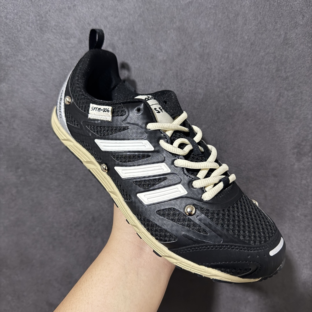 图片[3]-【公司级】阿迪达斯 （adidas） SONG FOR THE MUTE X ADIDAS ORIGINALS ADIZERO PR SFTM-006 舒适百搭透气跑步鞋 Adizero PR SFTM 是adidas Originals与设计师品牌Song for the Mute（SFTM）联名推出的鞋款，设计灵感源自经典Adizero竞速鞋，融入街头潮流元素，包含铆钉装饰、做旧工艺等细节，主打轻量舒适与复古美学#sftm联名阿迪达斯 货号： HP3523 尺码：36 36⅔ 37⅓ 38 38⅔ 39⅓ 40 40⅔ 41⅓ 42 42⅔ 43⅓ 44 45-选品中心