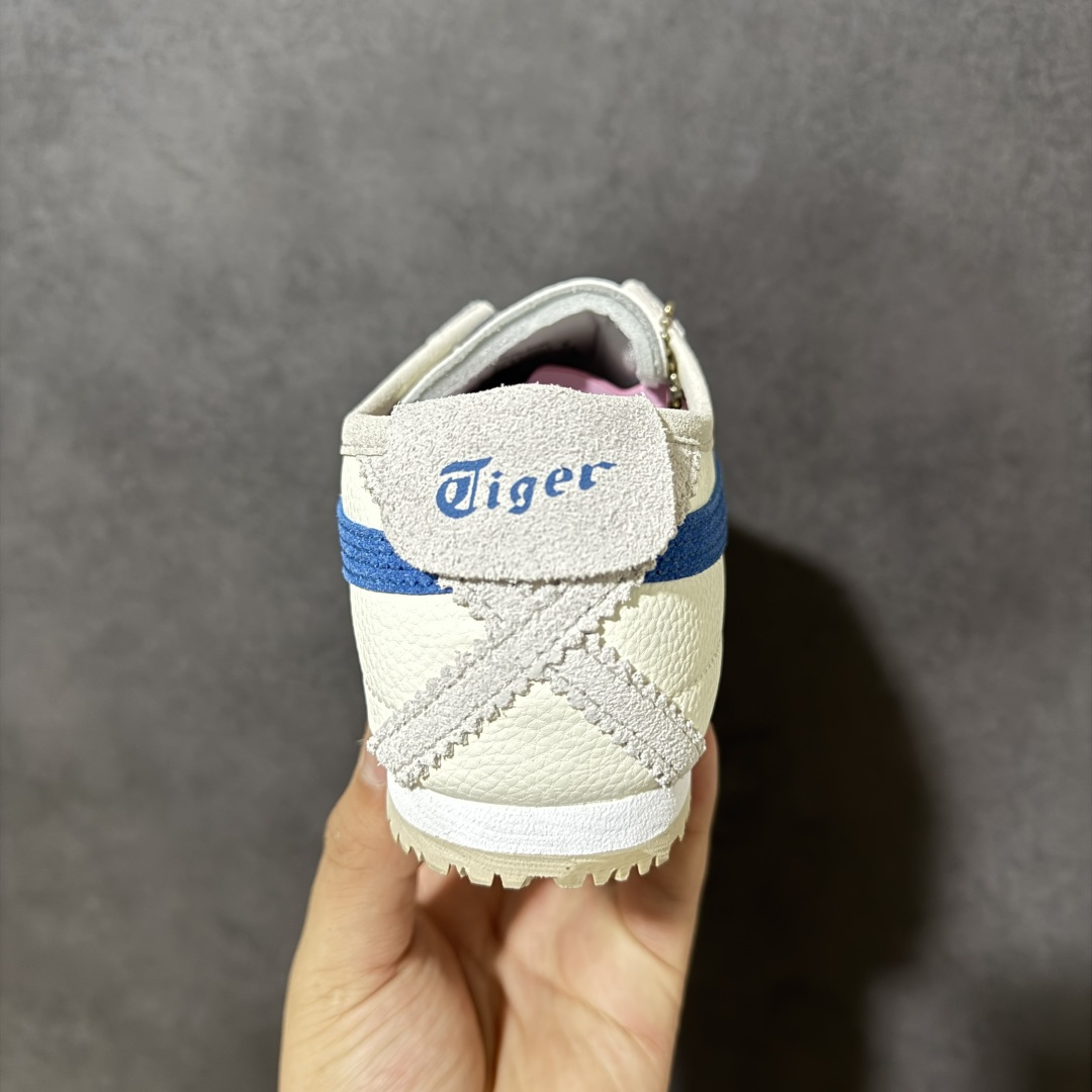 图片[4]-特价【GQ福利】Onitsuka Tiger鬼塚虎 Mexico 66 舒适百搭 经典复古 耐磨透气 低帮 休闲 跑步鞋 男女同款 鬼冢虎经典复古休闲鞋，复古鞋型永不过时。皮革拼翻毛皮鞋面质感出众，标志性撞色虎爪条纹极具辨识度，生胶大底轻便防滑。百搭低帮版型，轻松驾驭各类日常穿搭，是复古风穿搭不可缺少的单品。 尺码：36 37 37.5 38 39 39.5 40 40.5 41 42 42.5 43.5 44 45 货号：TH2J4L-0142-选品中心