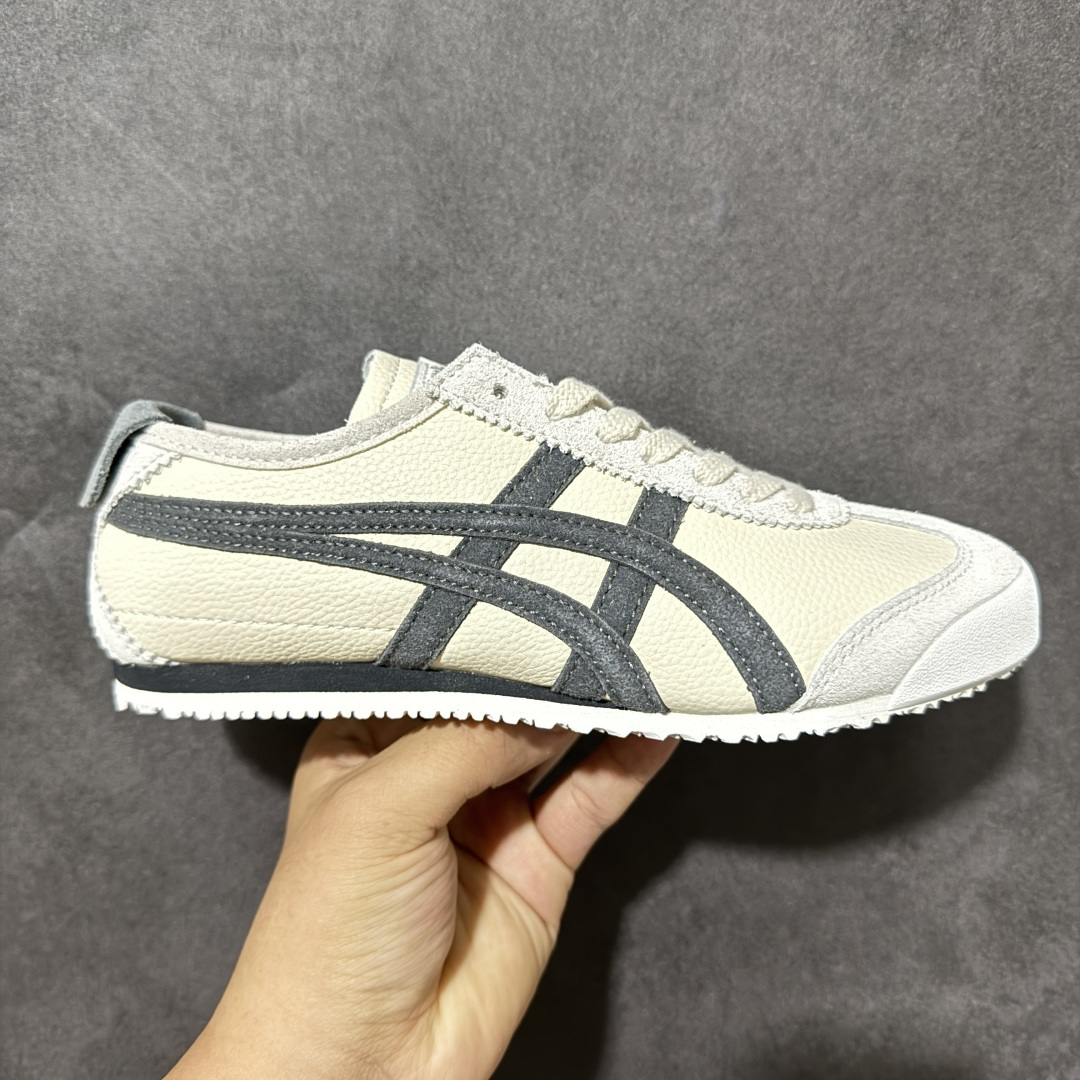 图片[8]-特价【GQ福利】Onitsuka Tiger鬼塚虎 Mexico 66 舒适百搭 经典复古 耐磨透气 低帮 休闲 跑步鞋 男女同款 鬼冢虎经典复古休闲鞋，复古鞋型永不过时。皮革拼翻毛皮鞋面质感出众，标志性撞色虎爪条纹极具辨识度，生胶大底轻便防滑。百搭低帮版型，轻松驾驭各类日常穿搭，是复古风穿搭不可缺少的单品。 尺码：36 37 37.5 38 39 39.5 40 40.5 41 42 42.5 43.5 44 45 货号：TH2J4L-0142-选品中心