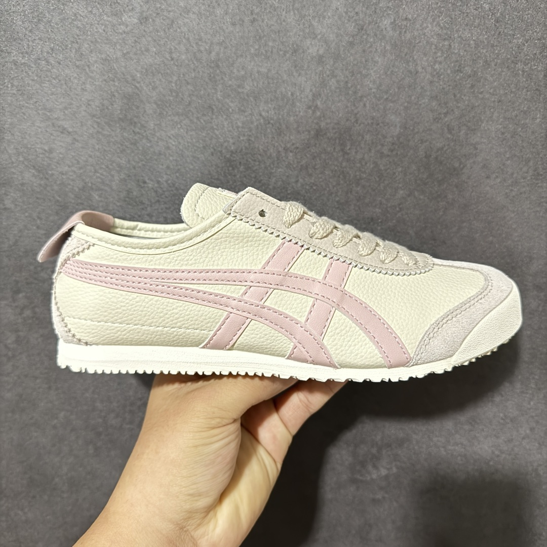 图片[3]-特价【GQ福利】Onitsuka Tiger鬼塚虎 Mexico 66 舒适百搭 经典复古 耐磨透气 低帮 休闲 跑步鞋 男女同款 鬼冢虎经典复古休闲鞋，复古鞋型永不过时。皮革拼翻毛皮鞋面质感出众，标志性撞色虎爪条纹极具辨识度，生胶大底轻便防滑。百搭低帮版型，轻松驾驭各类日常穿搭，是复古风穿搭不可缺少的单品。 尺码：36 37 37.5 38 39 39.5 40 40.5 41 42 42.5 43.5 44 45 货号：TH2J4L-0142-选品中心