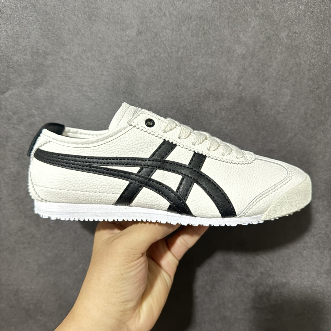 图片[7]-特价【GQ福利】Onitsuka Tiger鬼塚虎 Mexico 66 舒适百搭 经典复古 耐磨透气 低帮 休闲 跑步鞋 男女同款 鬼冢虎经典复古休闲鞋，复古鞋型永不过时。皮革拼翻毛皮鞋面质感出众，标志性撞色虎爪条纹极具辨识度，生胶大底轻便防滑。百搭低帮版型，轻松驾驭各类日常穿搭，是复古风穿搭不可缺少的单品。 尺码：36 37 37.5 38 39 39.5 40 40.5 41 42 42.5 43.5 44 45 货号：TH2J4L-0142-选品中心