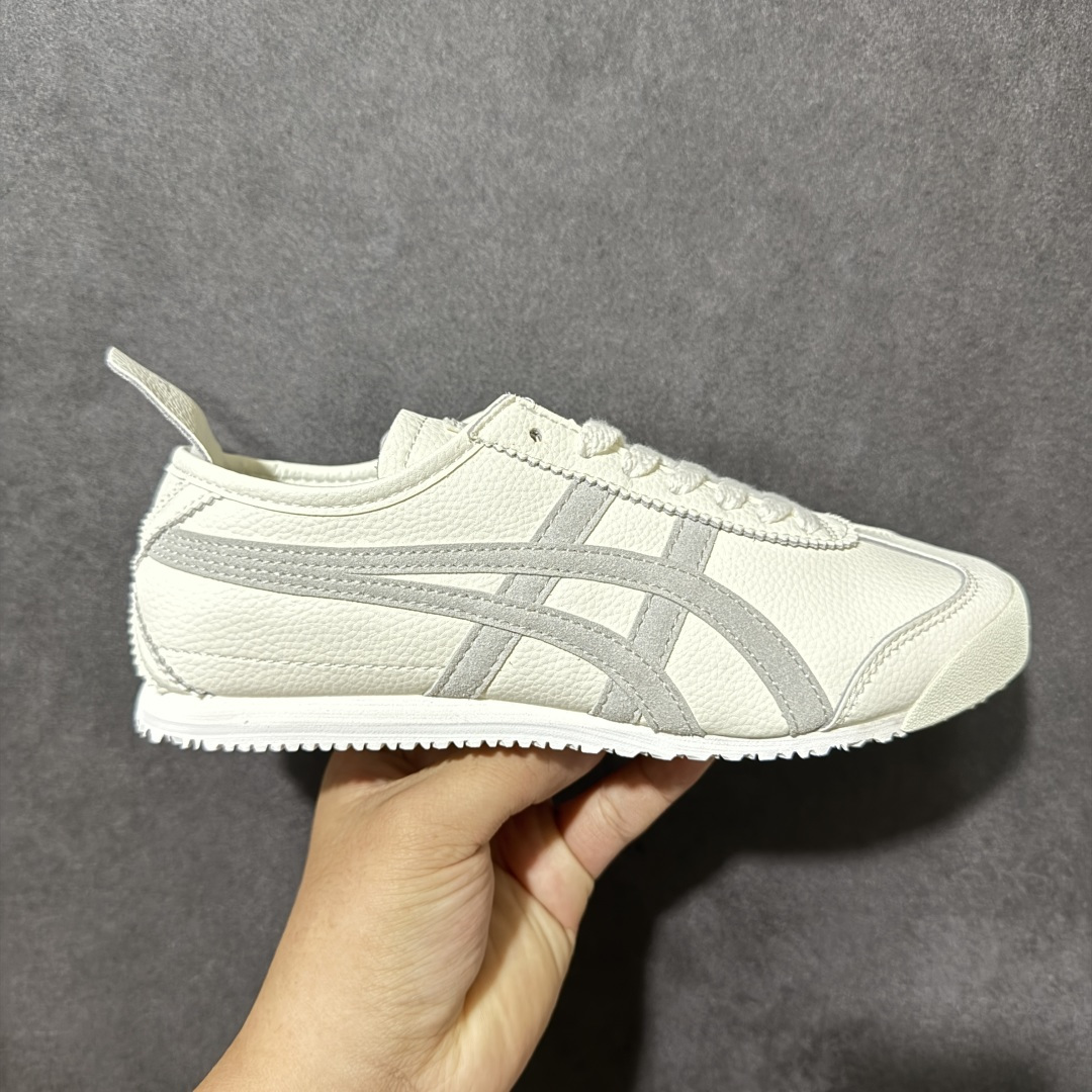 图片[14]-特价【GQ福利】Onitsuka Tiger鬼塚虎 Mexico 66 舒适百搭 经典复古 耐磨透气 低帮 休闲 跑步鞋 男女同款 鬼冢虎经典复古休闲鞋，复古鞋型永不过时。皮革拼翻毛皮鞋面质感出众，标志性撞色虎爪条纹极具辨识度，生胶大底轻便防滑。百搭低帮版型，轻松驾驭各类日常穿搭，是复古风穿搭不可缺少的单品。 尺码：36 37 37.5 38 39 39.5 40 40.5 41 42 42.5 43.5 44 45 货号：TH2J4L-0142-选品中心