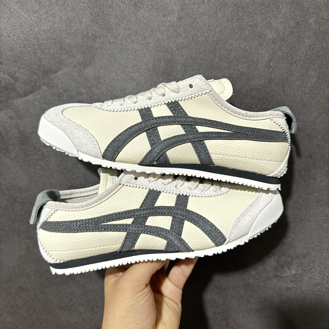 图片[8]-特价【GQ福利】Onitsuka Tiger鬼塚虎 Mexico 66 舒适百搭 经典复古 耐磨透气 低帮 休闲 跑步鞋 男女同款 鬼冢虎经典复古休闲鞋，复古鞋型永不过时。皮革拼翻毛皮鞋面质感出众，标志性撞色虎爪条纹极具辨识度，生胶大底轻便防滑。百搭低帮版型，轻松驾驭各类日常穿搭，是复古风穿搭不可缺少的单品。 尺码：36 37 37.5 38 39 39.5 40 40.5 41 42 42.5 43.5 44 45 货号：TH2J4L-0142-选品中心