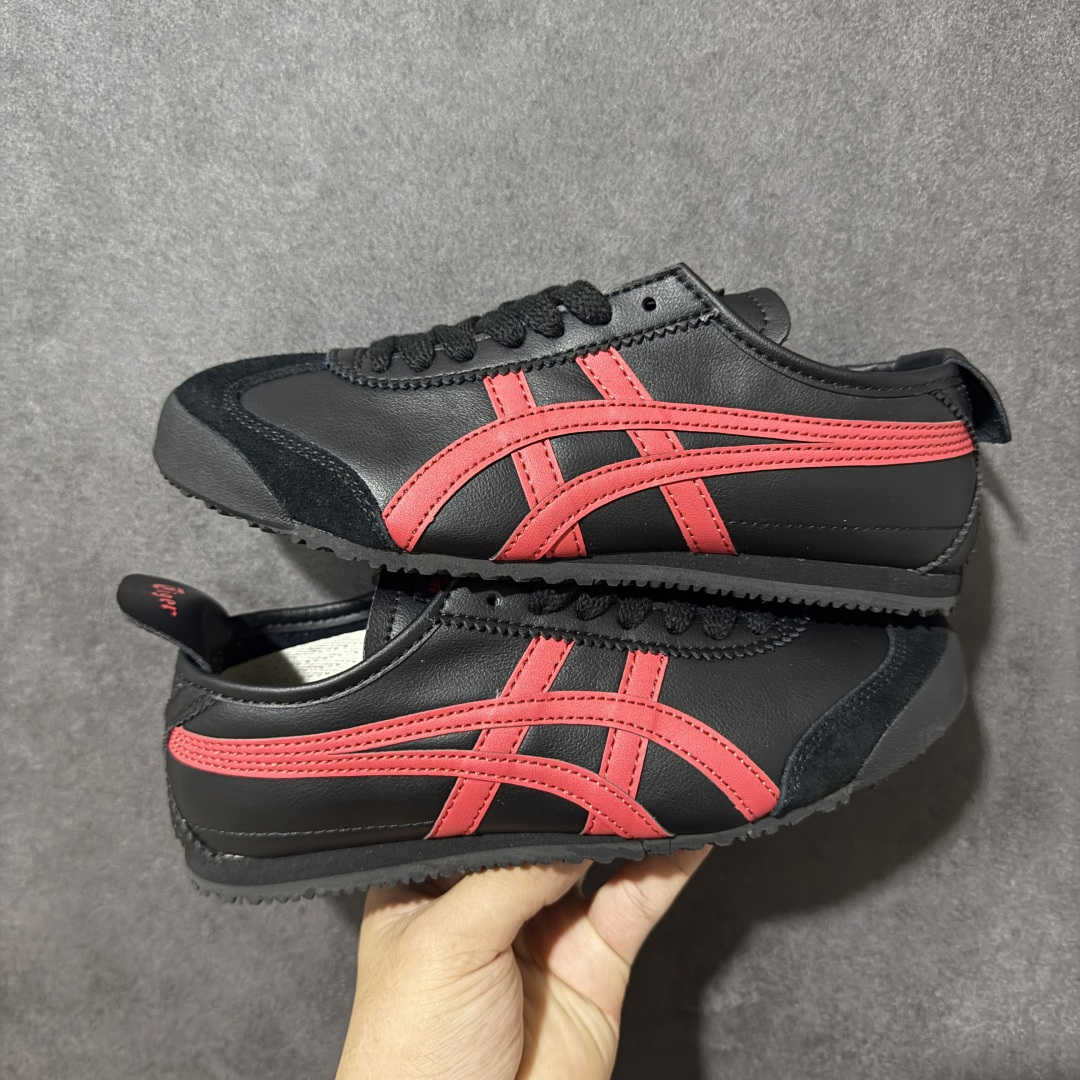 图片[19]-特价【GQ福利】Onitsuka Tiger鬼塚虎 Mexico 66 舒适百搭 经典复古 耐磨透气 低帮 休闲 跑步鞋 男女同款 鬼冢虎经典复古休闲鞋，复古鞋型永不过时。皮革拼翻毛皮鞋面质感出众，标志性撞色虎爪条纹极具辨识度，生胶大底轻便防滑。百搭低帮版型，轻松驾驭各类日常穿搭，是复古风穿搭不可缺少的单品。 尺码：36 37 37.5 38 39 39.5 40 40.5 41 42 42.5 43.5 44 45 货号：TH2J4L-0142-选品中心