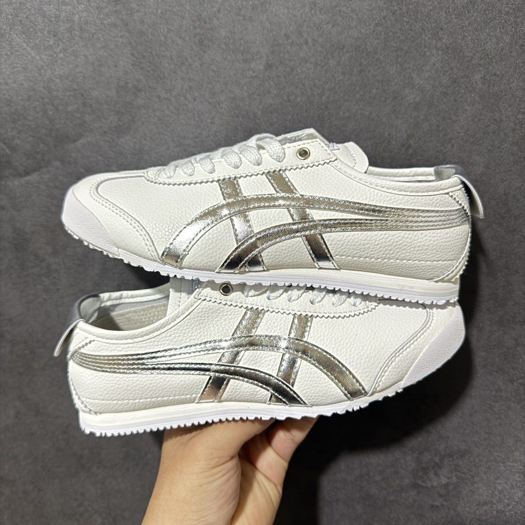 图片[16]-特价【GQ福利】Onitsuka Tiger鬼塚虎 Mexico 66 舒适百搭 经典复古 耐磨透气 低帮 休闲 跑步鞋 男女同款 鬼冢虎经典复古休闲鞋，复古鞋型永不过时。皮革拼翻毛皮鞋面质感出众，标志性撞色虎爪条纹极具辨识度，生胶大底轻便防滑。百搭低帮版型，轻松驾驭各类日常穿搭，是复古风穿搭不可缺少的单品。 尺码：36 37 37.5 38 39 39.5 40 40.5 41 42 42.5 43.5 44 45 货号：TH2J4L-0142-选品中心