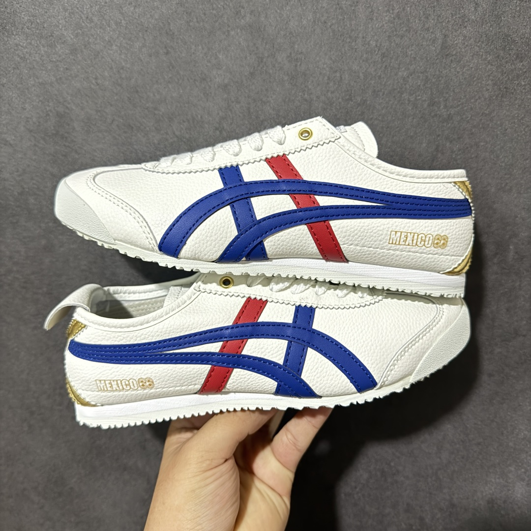 图片[10]-特价【GQ福利】Onitsuka Tiger鬼塚虎 Mexico 66 舒适百搭 经典复古 耐磨透气 低帮 休闲 跑步鞋 男女同款 鬼冢虎经典复古休闲鞋，复古鞋型永不过时。皮革拼翻毛皮鞋面质感出众，标志性撞色虎爪条纹极具辨识度，生胶大底轻便防滑。百搭低帮版型，轻松驾驭各类日常穿搭，是复古风穿搭不可缺少的单品。 尺码：36 37 37.5 38 39 39.5 40 40.5 41 42 42.5 43.5 44 45 货号：TH2J4L-0142-选品中心