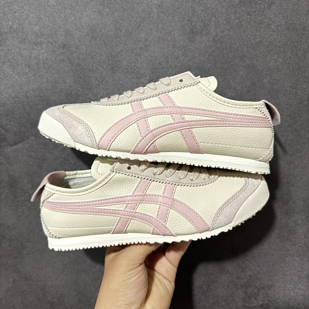 图片[3]-特价【GQ福利】Onitsuka Tiger鬼塚虎 Mexico 66 舒适百搭 经典复古 耐磨透气 低帮 休闲 跑步鞋 男女同款 鬼冢虎经典复古休闲鞋，复古鞋型永不过时。皮革拼翻毛皮鞋面质感出众，标志性撞色虎爪条纹极具辨识度，生胶大底轻便防滑。百搭低帮版型，轻松驾驭各类日常穿搭，是复古风穿搭不可缺少的单品。 尺码：36 37 37.5 38 39 39.5 40 40.5 41 42 42.5 43.5 44 45 货号：TH2J4L-0142-选品中心