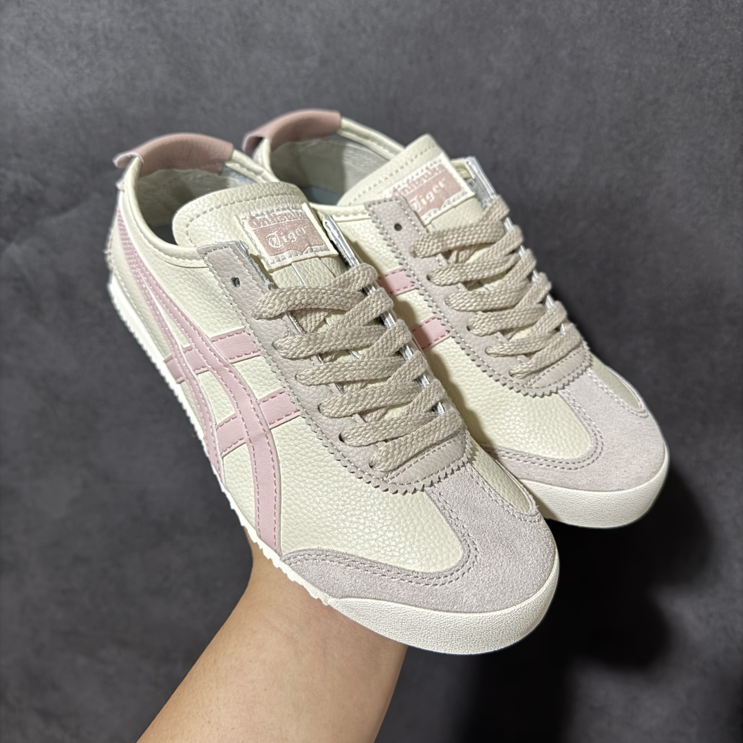 图片[3]-特价【GQ福利】Onitsuka Tiger鬼塚虎 Mexico 66 舒适百搭 经典复古 耐磨透气 低帮 休闲 跑步鞋 男女同款 鬼冢虎经典复古休闲鞋，复古鞋型永不过时。皮革拼翻毛皮鞋面质感出众，标志性撞色虎爪条纹极具辨识度，生胶大底轻便防滑。百搭低帮版型，轻松驾驭各类日常穿搭，是复古风穿搭不可缺少的单品。 尺码：36 37 37.5 38 39 39.5 40 40.5 41 42 42.5 43.5 44 45 货号：TH2J4L-0142-选品中心