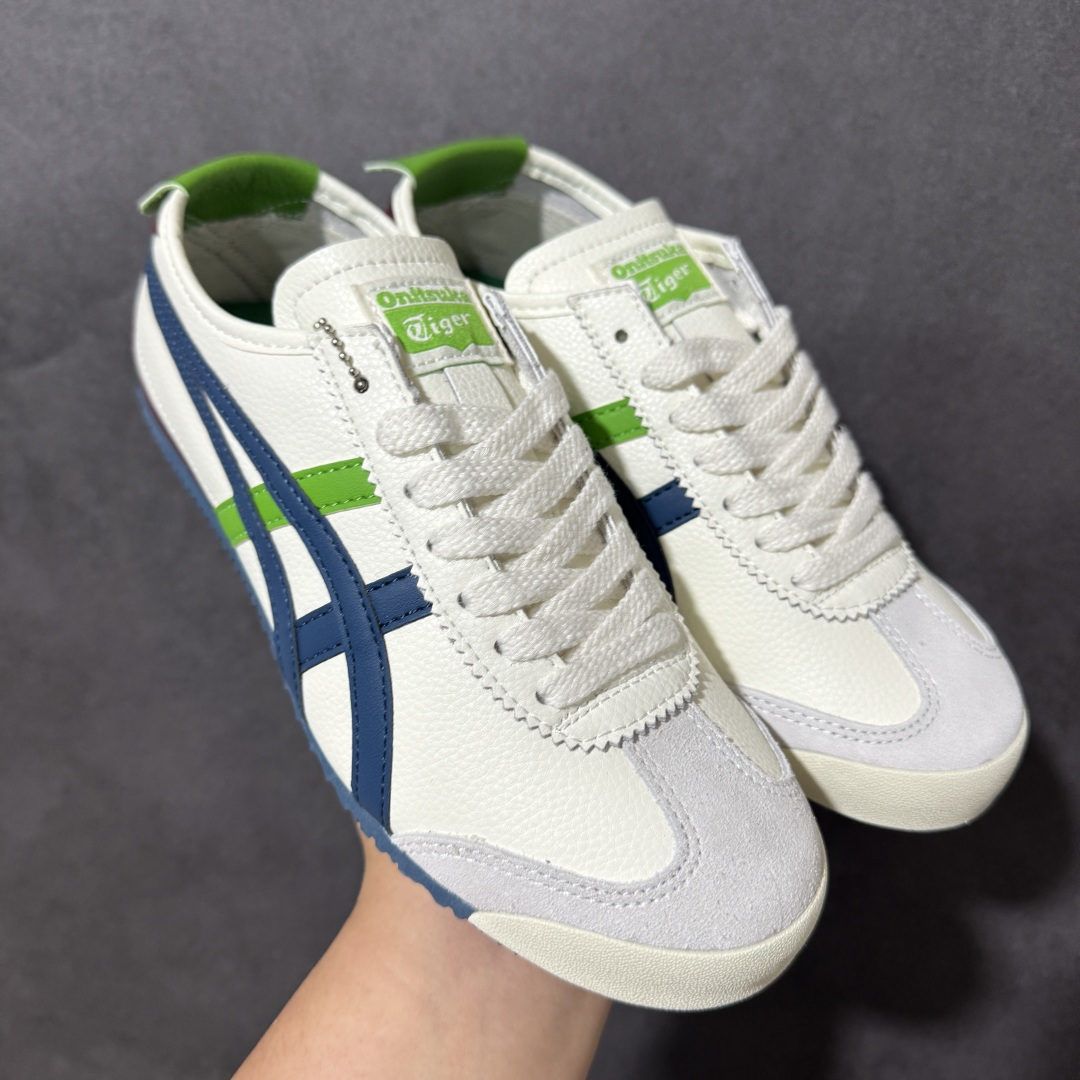 图片[23]-特价【GQ福利】Onitsuka Tiger鬼塚虎 Mexico 66 舒适百搭 经典复古 耐磨透气 低帮 休闲 跑步鞋 男女同款 鬼冢虎经典复古休闲鞋，复古鞋型永不过时。皮革拼翻毛皮鞋面质感出众，标志性撞色虎爪条纹极具辨识度，生胶大底轻便防滑。百搭低帮版型，轻松驾驭各类日常穿搭，是复古风穿搭不可缺少的单品。 尺码：36 37 37.5 38 39 39.5 40 40.5 41 42 42.5 43.5 44 45 货号：TH2J4L-0142-选品中心