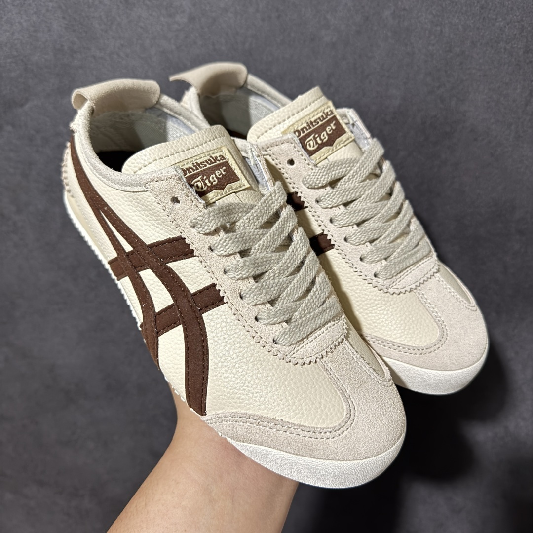 图片[5]-特价【GQ福利】Onitsuka Tiger鬼塚虎 Mexico 66 舒适百搭 经典复古 耐磨透气 低帮 休闲 跑步鞋 男女同款 鬼冢虎经典复古休闲鞋，复古鞋型永不过时。皮革拼翻毛皮鞋面质感出众，标志性撞色虎爪条纹极具辨识度，生胶大底轻便防滑。百搭低帮版型，轻松驾驭各类日常穿搭，是复古风穿搭不可缺少的单品。 尺码：36 37 37.5 38 39 39.5 40 40.5 41 42 42.5 43.5 44 45 货号：TH2J4L-0142-选品中心