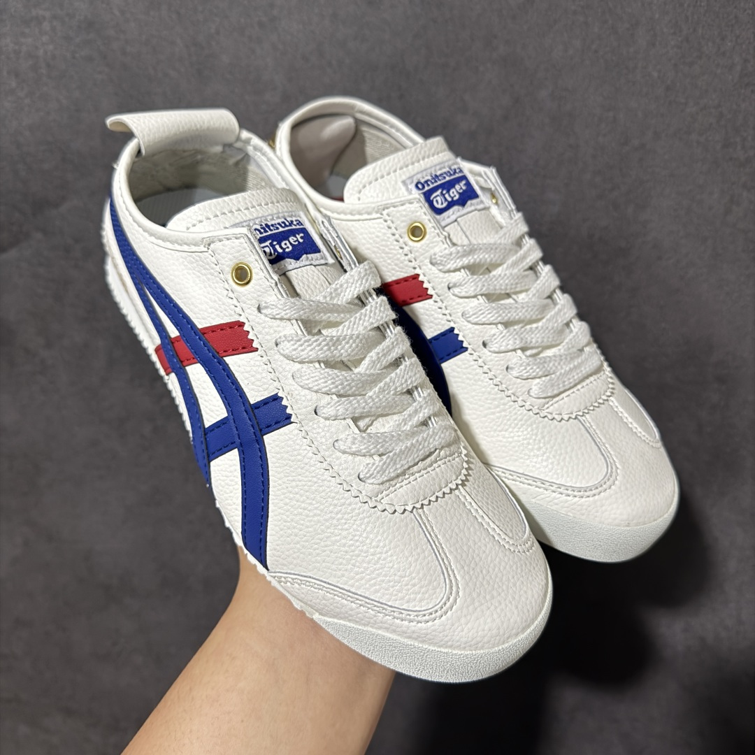 图片[10]-特价【GQ福利】Onitsuka Tiger鬼塚虎 Mexico 66 舒适百搭 经典复古 耐磨透气 低帮 休闲 跑步鞋 男女同款 鬼冢虎经典复古休闲鞋，复古鞋型永不过时。皮革拼翻毛皮鞋面质感出众，标志性撞色虎爪条纹极具辨识度，生胶大底轻便防滑。百搭低帮版型，轻松驾驭各类日常穿搭，是复古风穿搭不可缺少的单品。 尺码：36 37 37.5 38 39 39.5 40 40.5 41 42 42.5 43.5 44 45 货号：TH2J4L-0142-选品中心