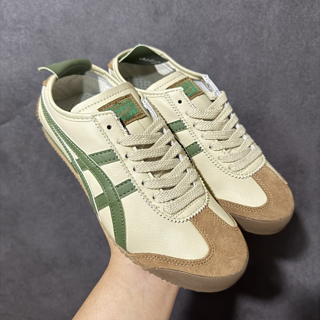 图片[4]-特价【GQ福利】Onitsuka Tiger鬼塚虎 Mexico 66 舒适百搭 经典复古 耐磨透气 低帮 休闲 跑步鞋 男女同款 鬼冢虎经典复古休闲鞋，复古鞋型永不过时。皮革拼翻毛皮鞋面质感出众，标志性撞色虎爪条纹极具辨识度，生胶大底轻便防滑。百搭低帮版型，轻松驾驭各类日常穿搭，是复古风穿搭不可缺少的单品。 尺码：36 37 37.5 38 39 39.5 40 40.5 41 42 42.5 43.5 44 45 货号：TH2J4L-0142-选品中心